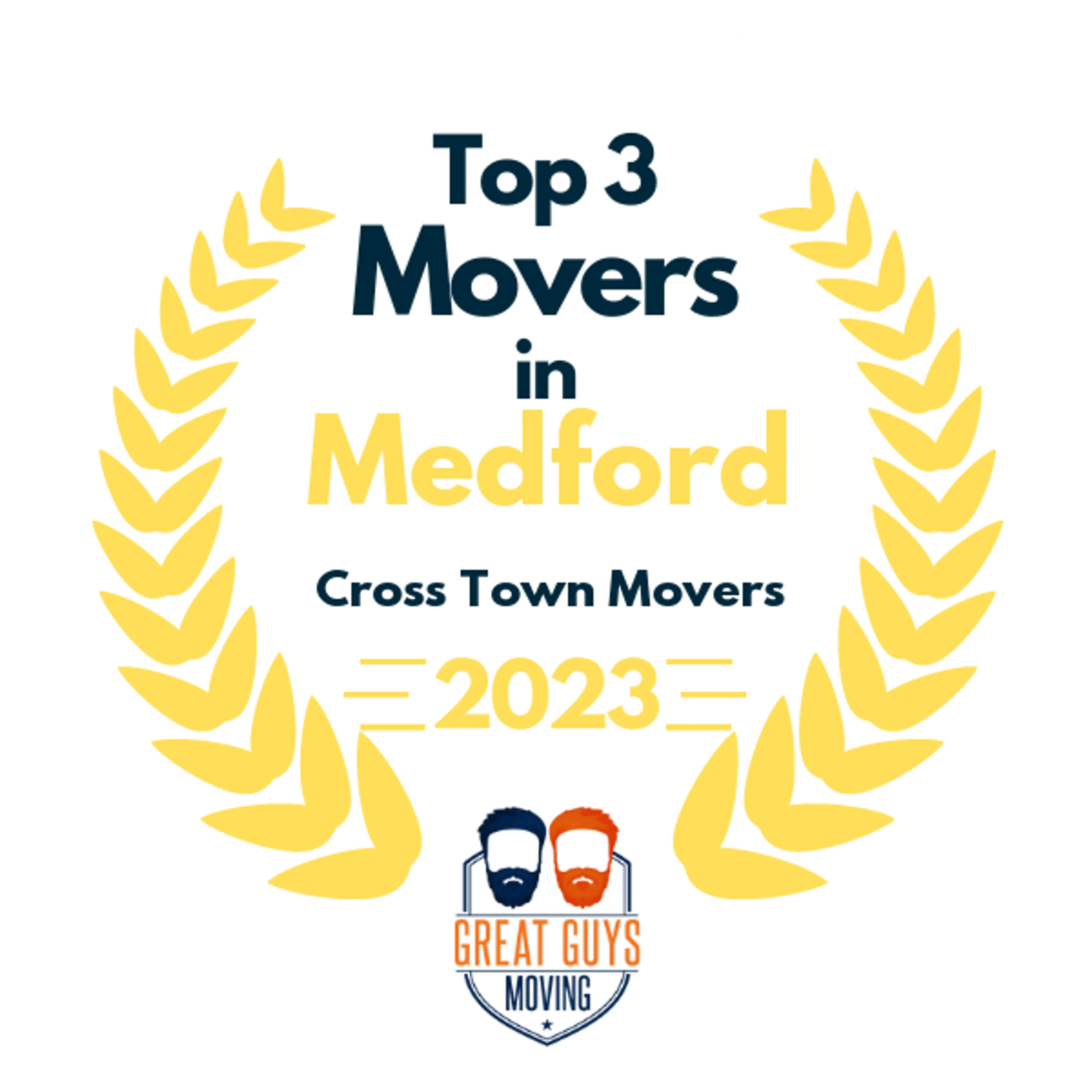 Top 3 Movers in Medford, OR 2023 award