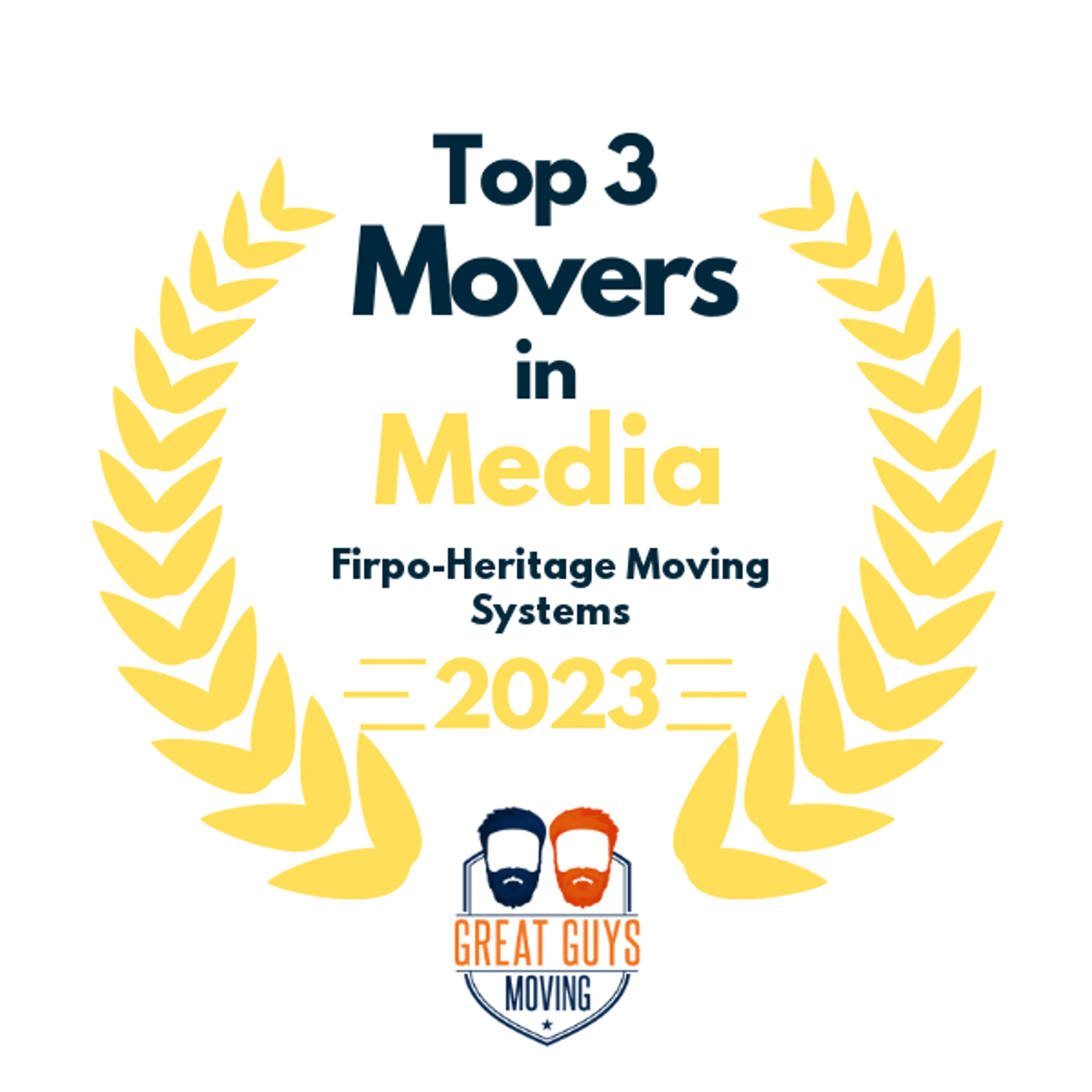 Top 3 Movers in Wilmington, DE 2023 award