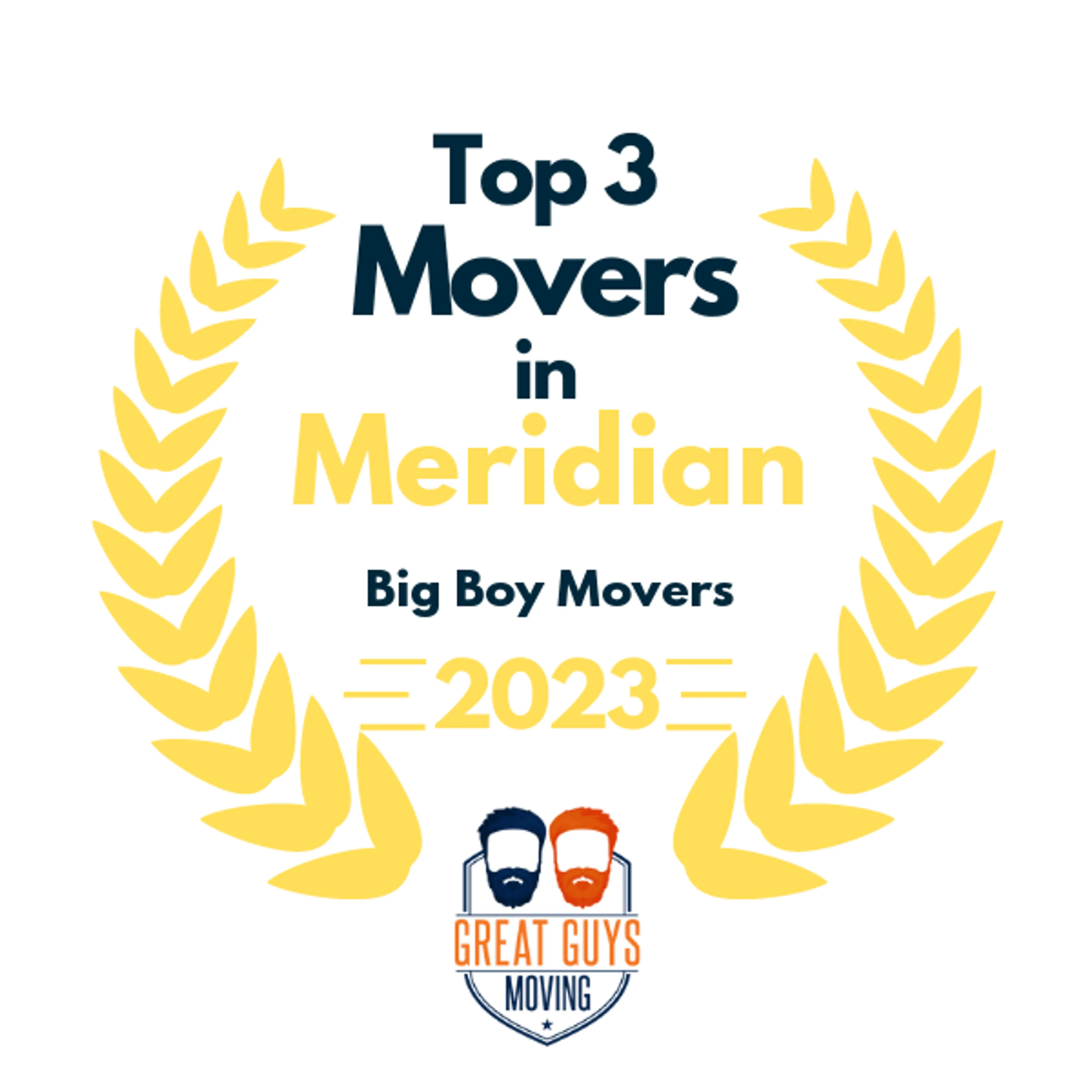 Top 3 Movers in Meridian, ID 2023 award