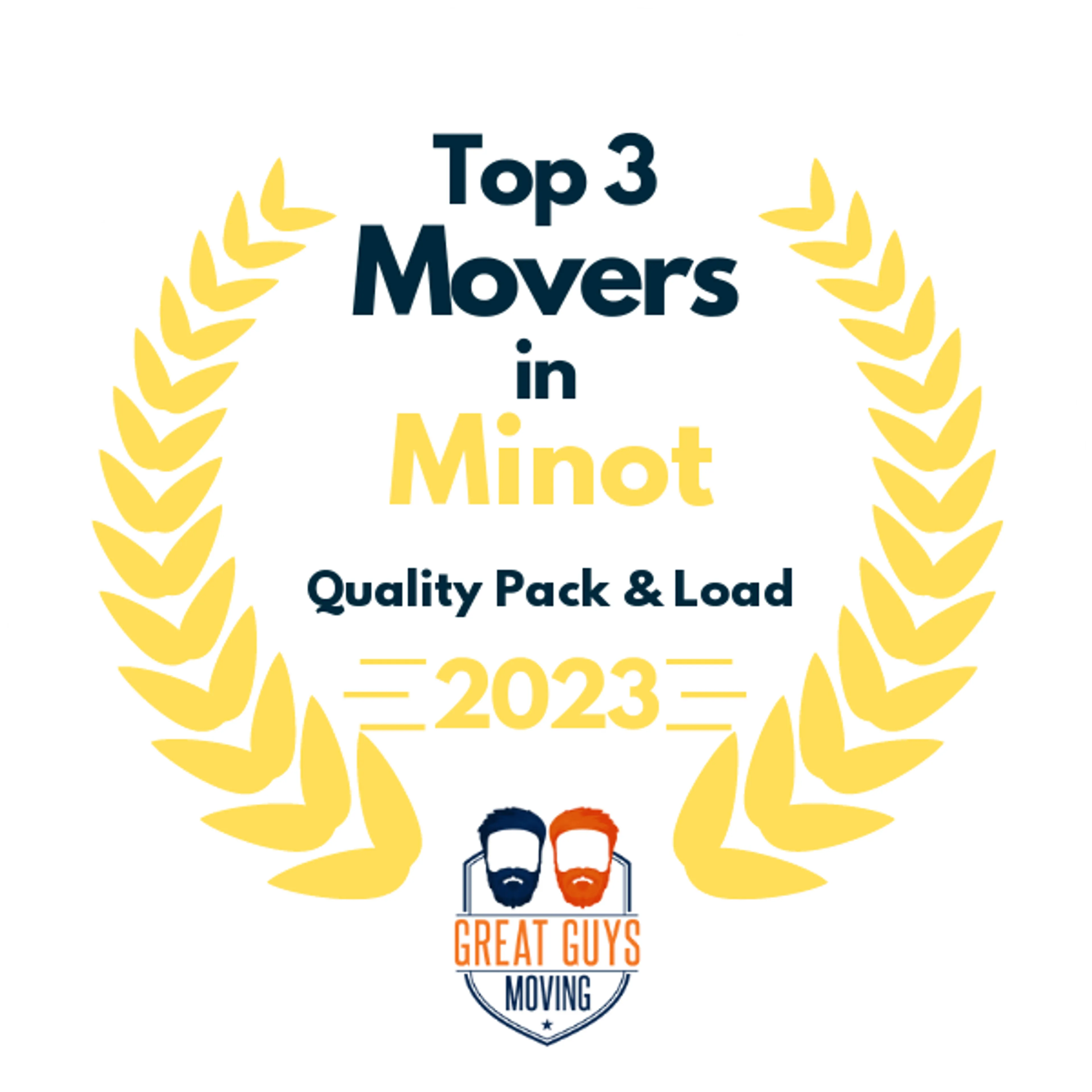 Top 3 Movers in New Town, ND 2023 award