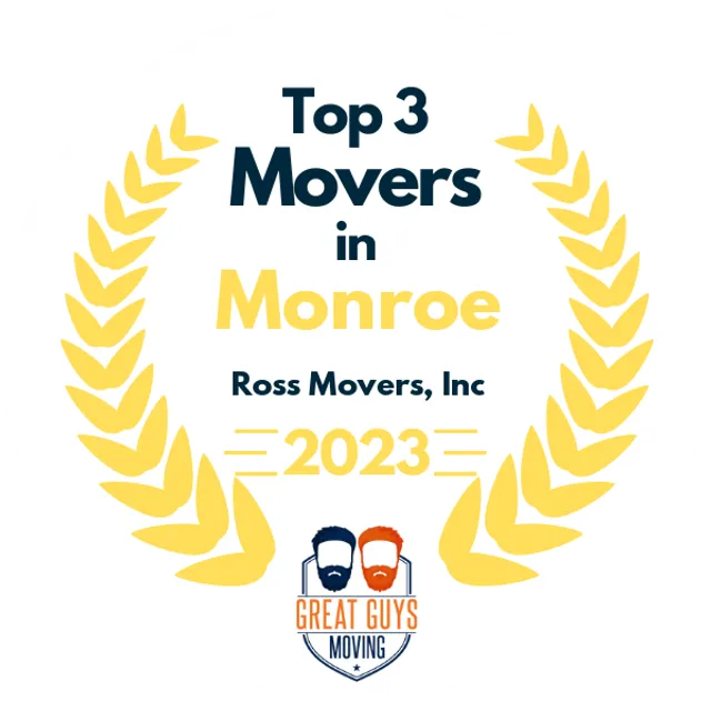 Top 3 Movers in Monroe, LA 2023 award