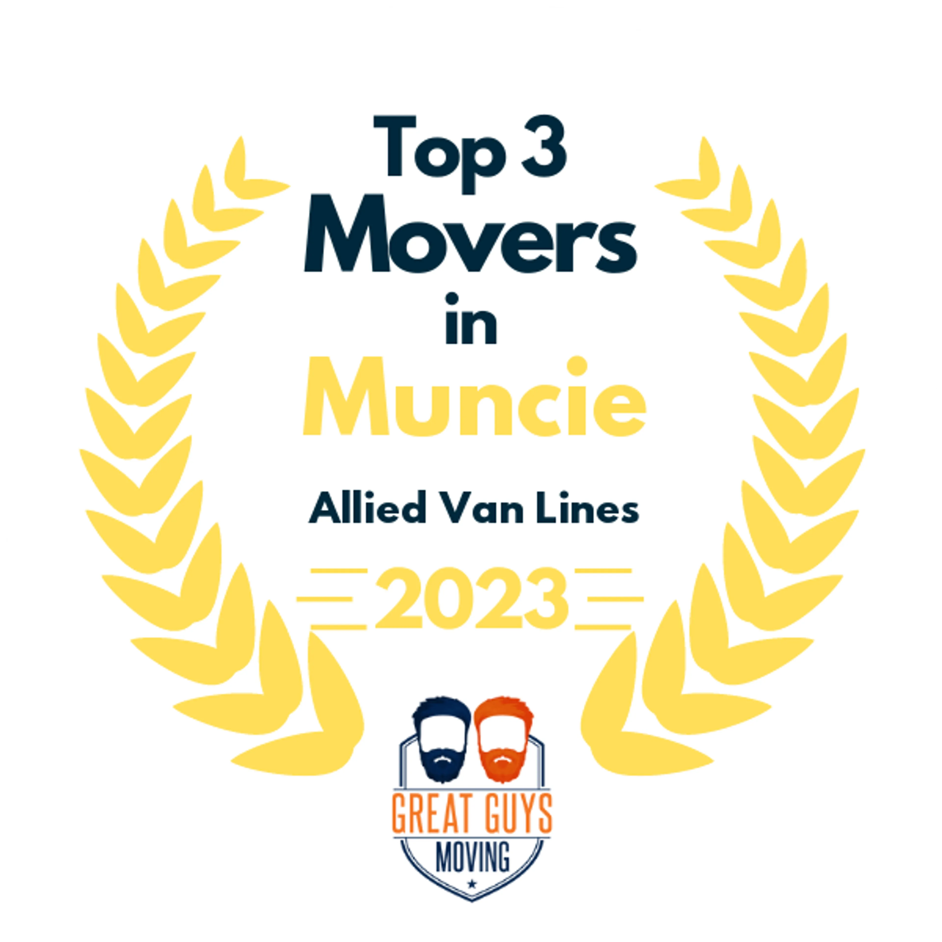 Top 3 Movers in Indianapolis, IN 2023 award