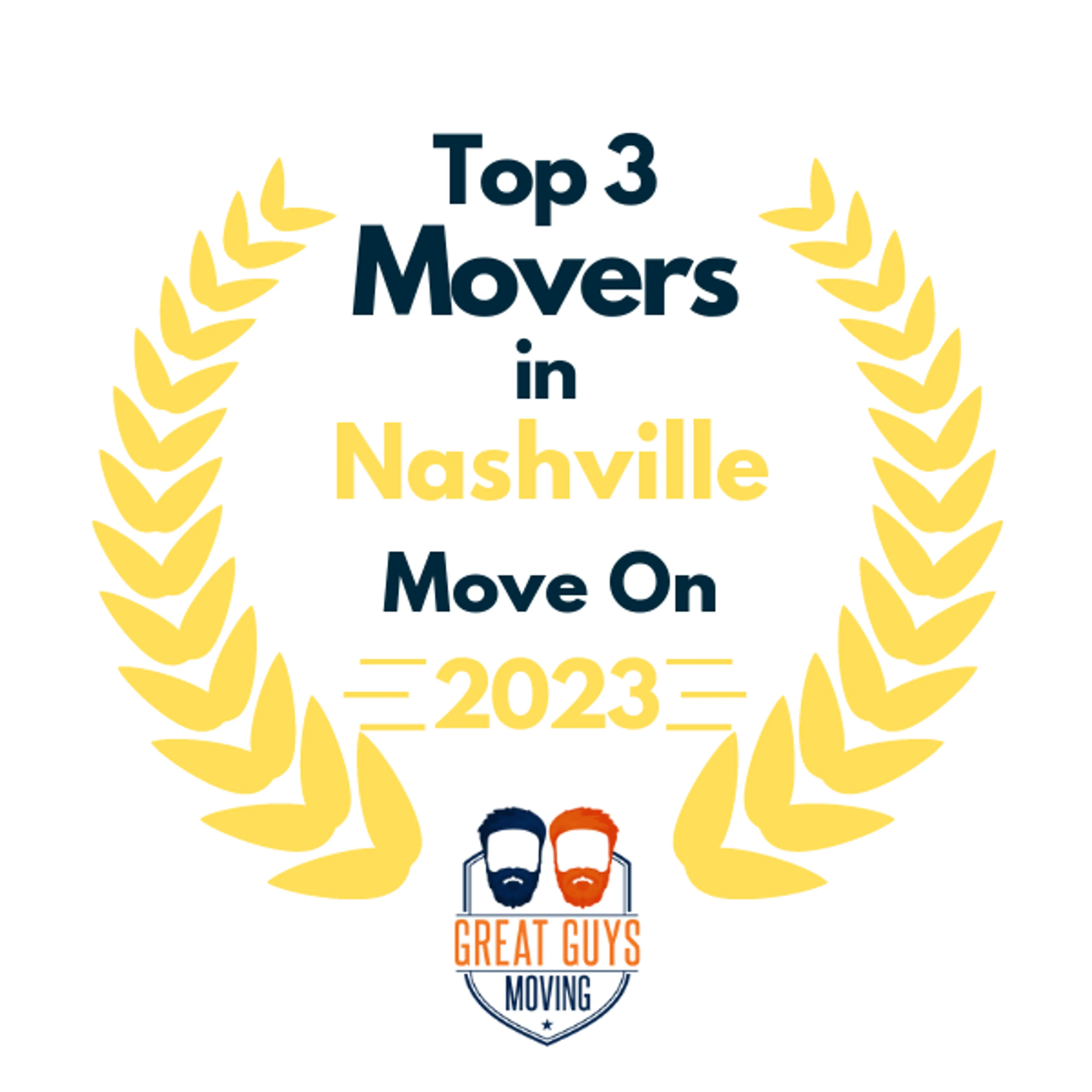 Top 3 Movers in Nashville, TN 2023 award