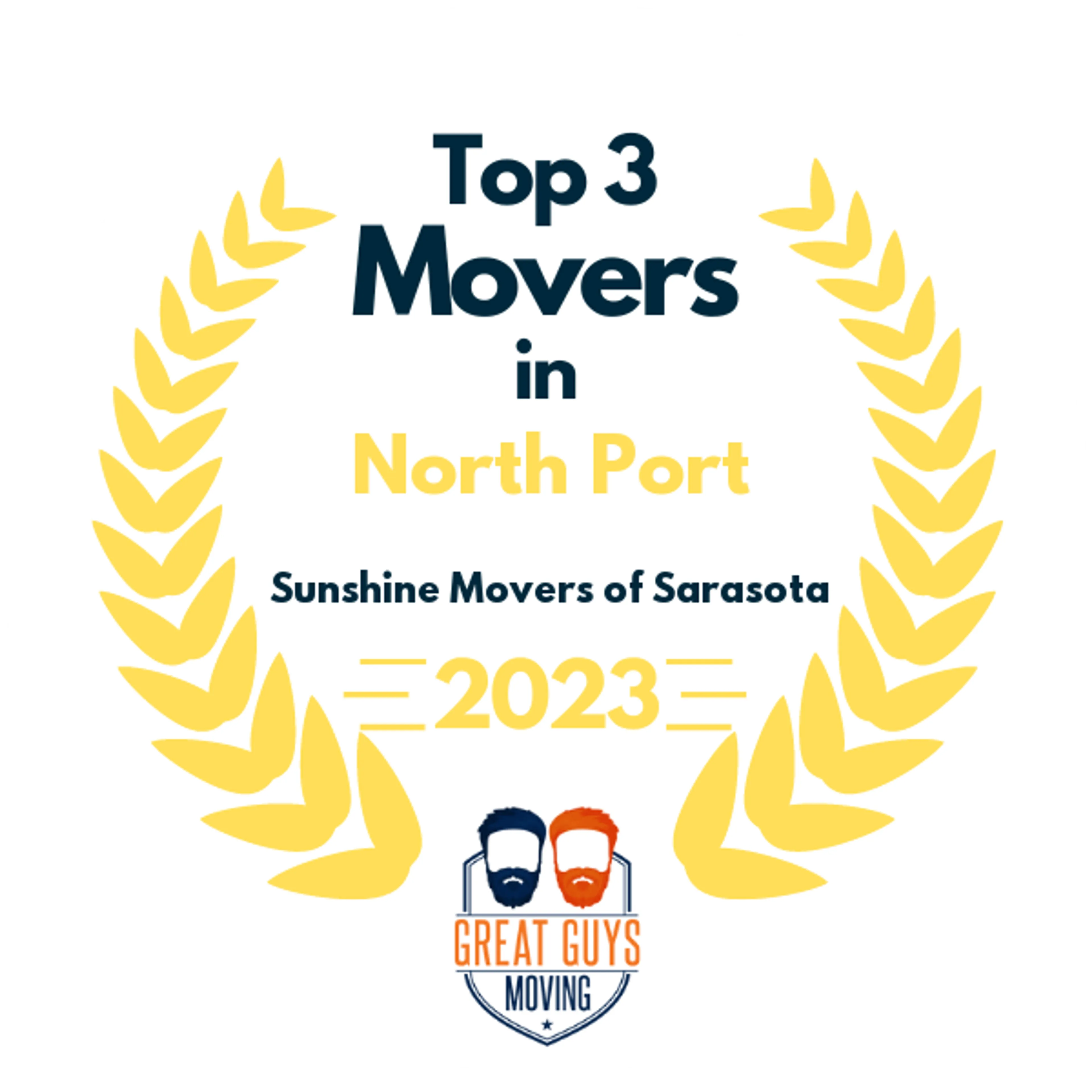Top 3 Movers in North Port, FL 2023 award