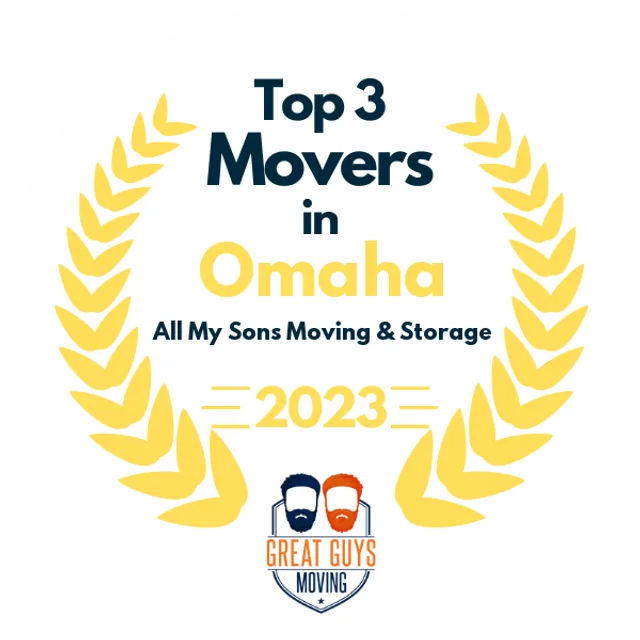 Top 3 Movers in Omaha, NE 2023 award