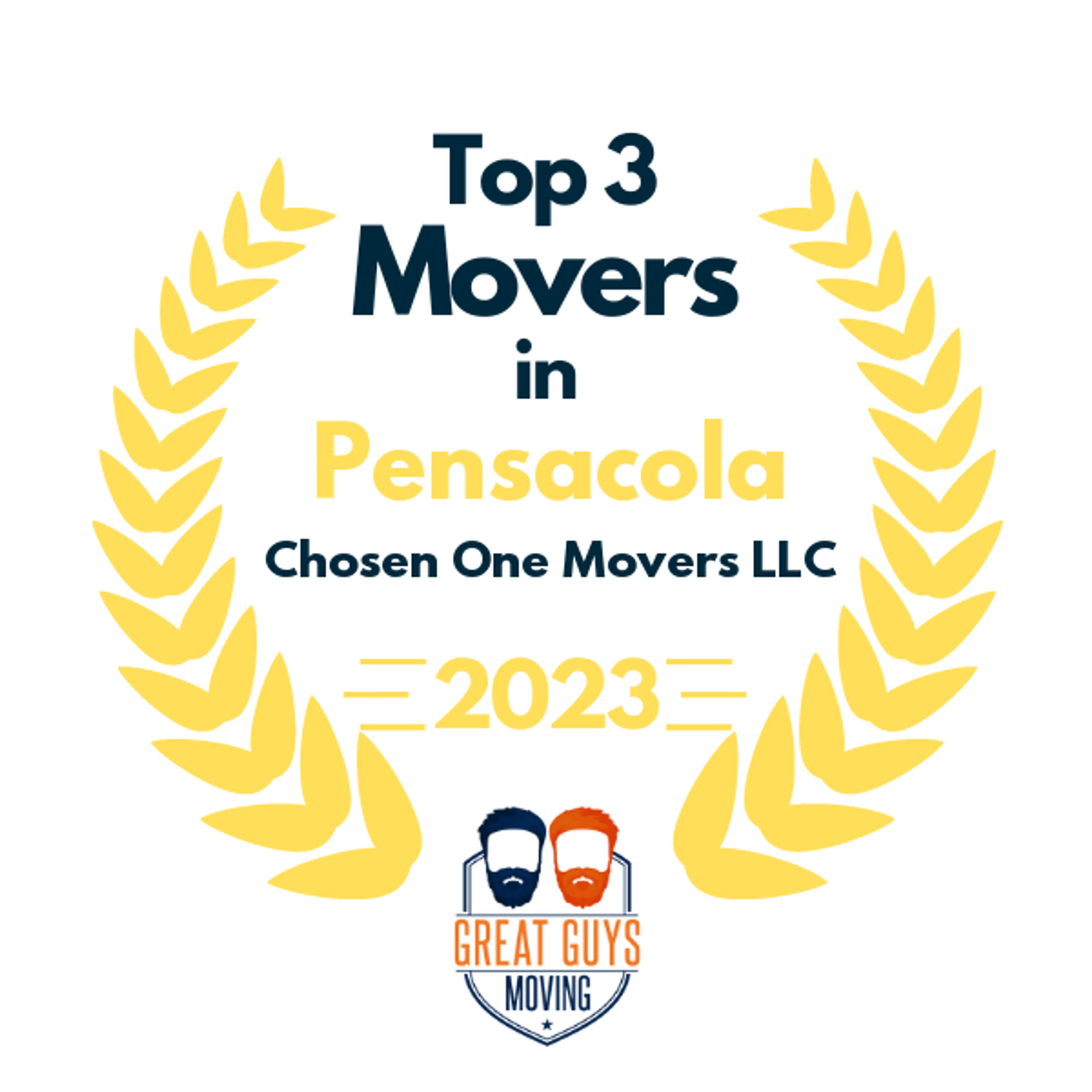 Top 3 Movers in Pensacola, FL 2023 award