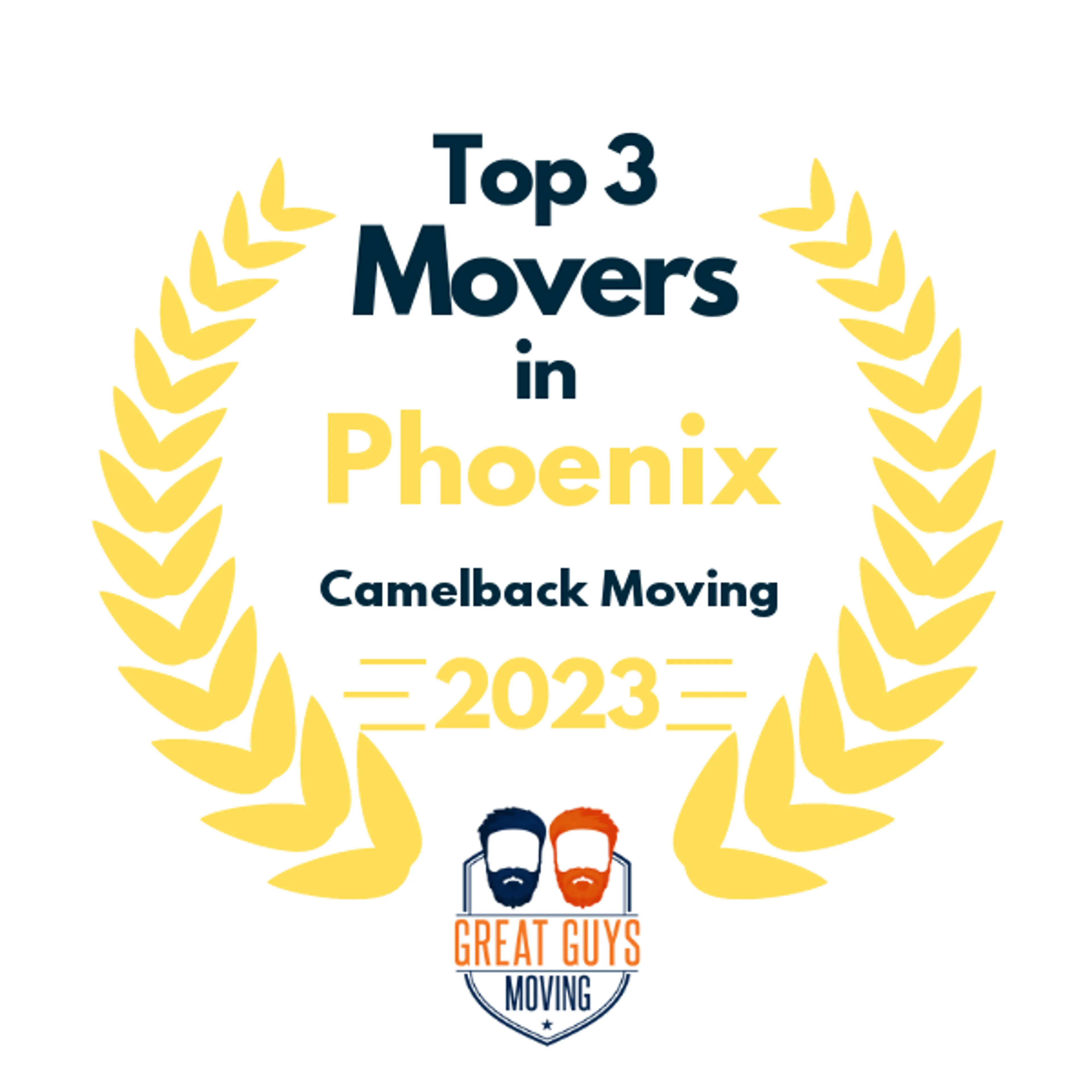Top 3 Movers in Phoenix, AZ 2023 award