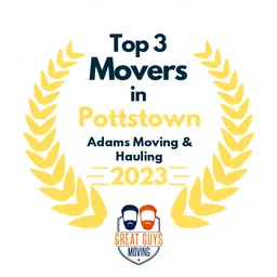 top 3 ranked movers in pottstown 2023 adams moving hauling image