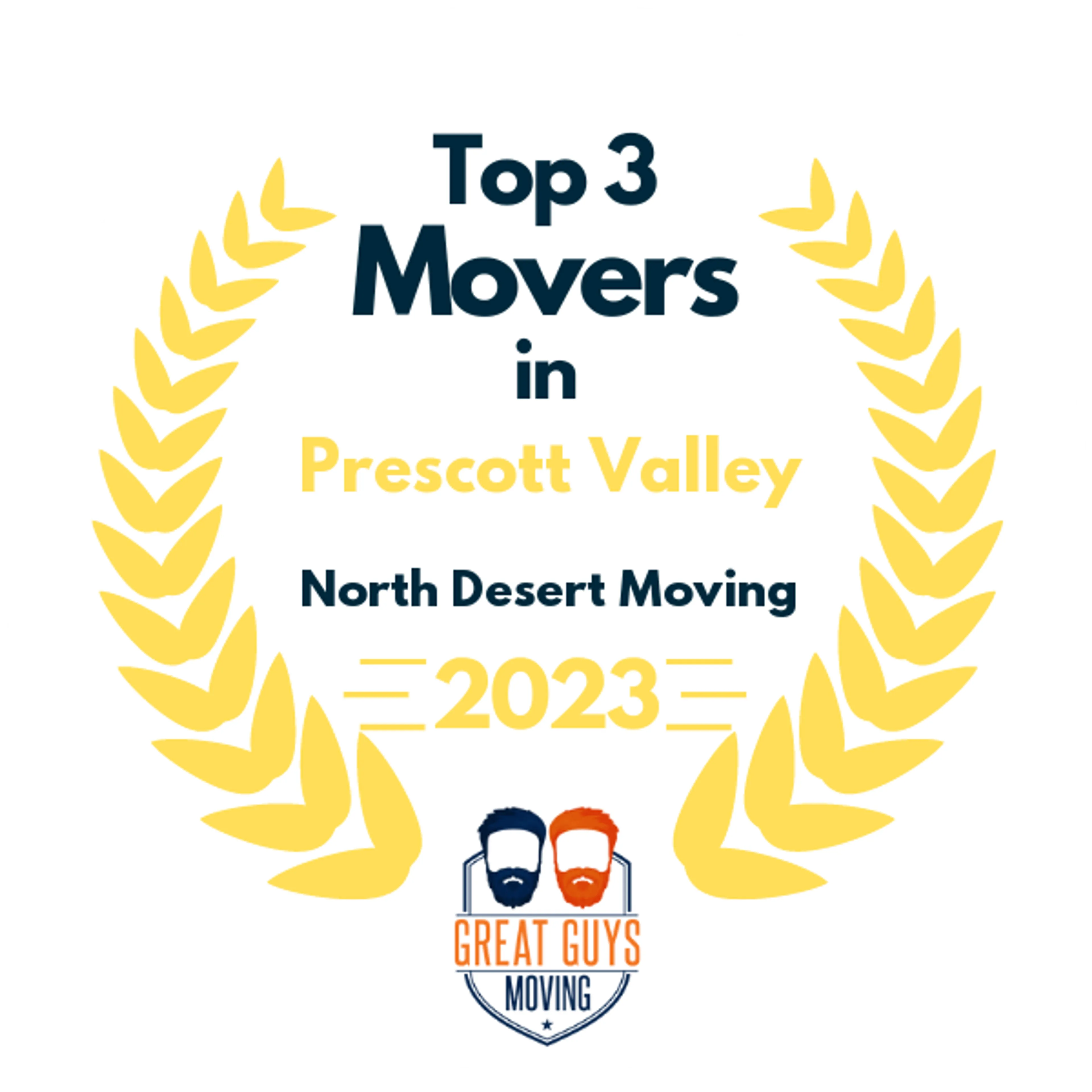 Top 3 Movers in Prescott Valley, AZ 2023 award