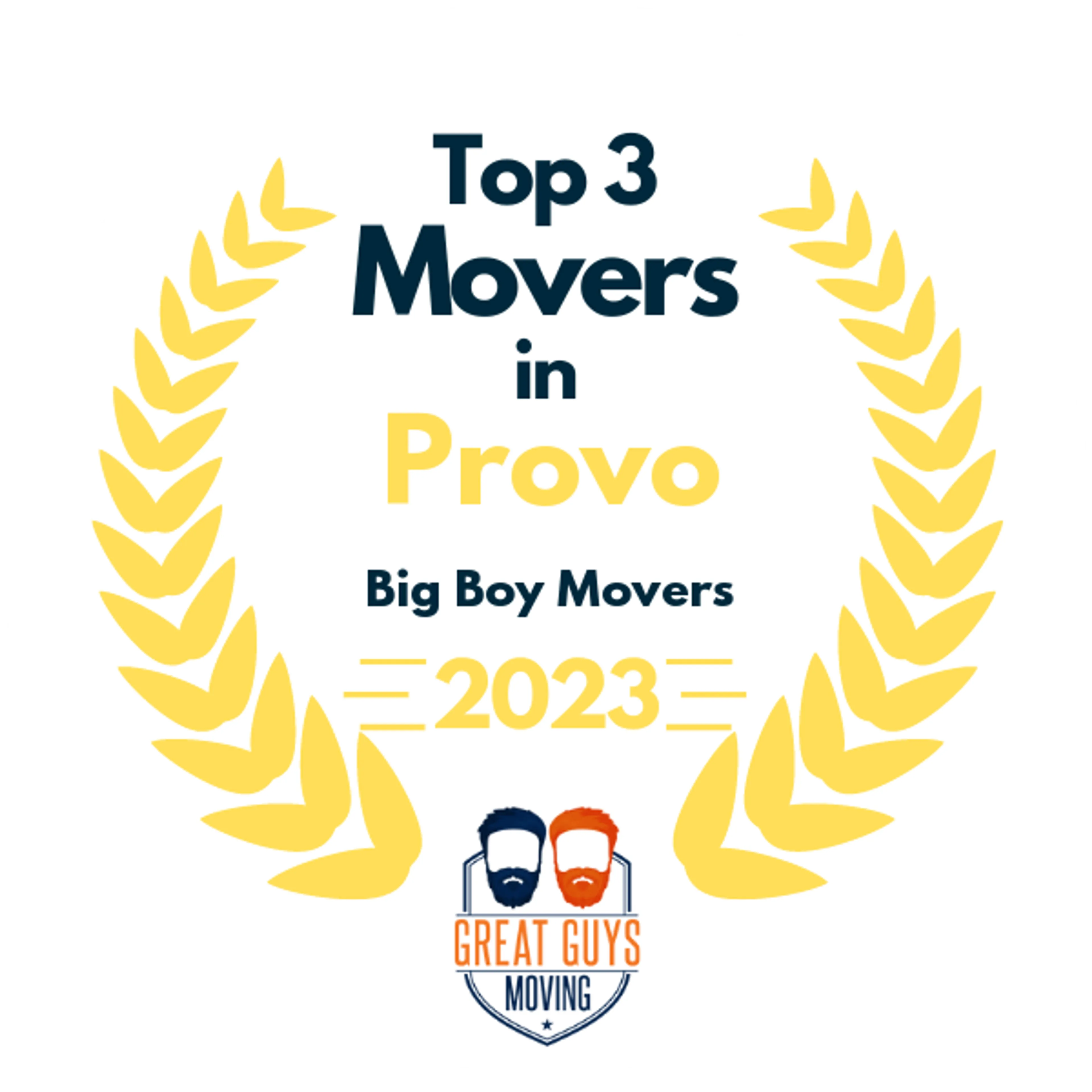 Top 3 Movers in Eagle Mountain, UT 2023 award