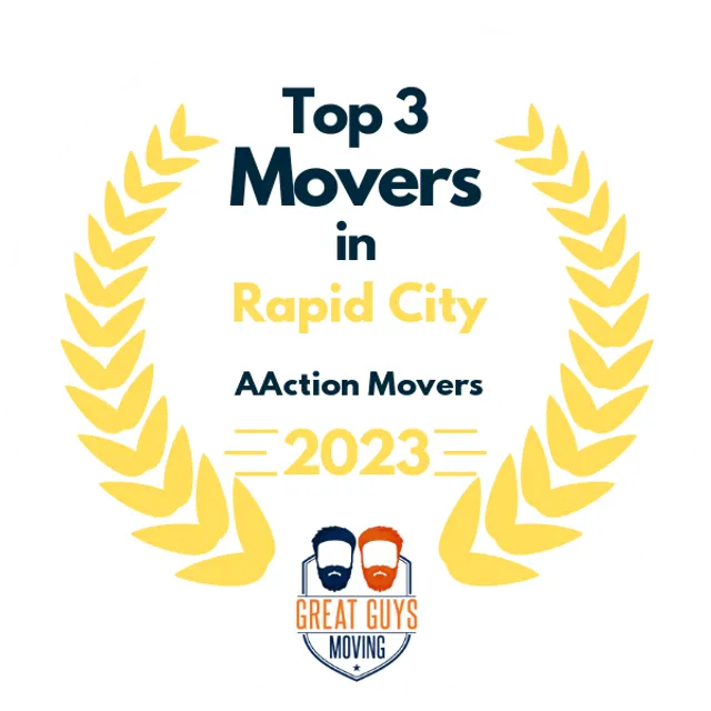 Top 3 Movers in Rapid City, SD 2023 award