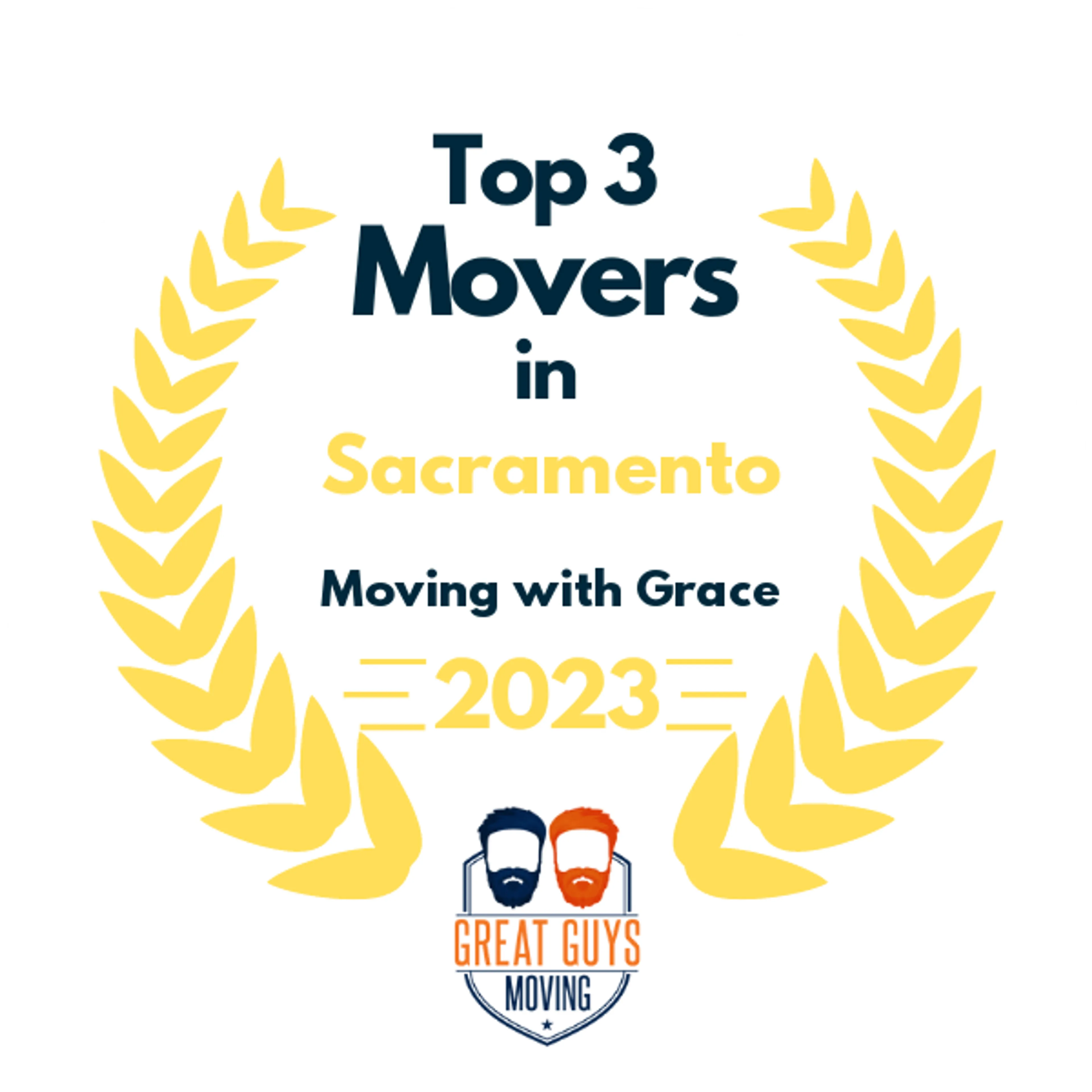 Top 3 Movers in Sacramento, CA 2023 award