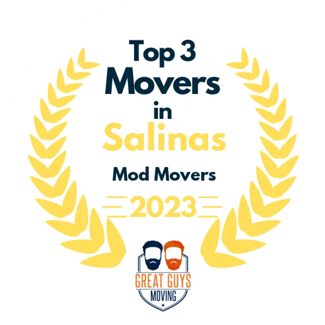 Top 3 Movers in San Jose, CA 2023 award