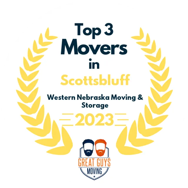 Top 3 Movers in Scottsbluff, NE 2023 award