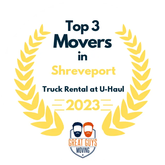 Top 3 Movers in Shreveport, LA 2023 award