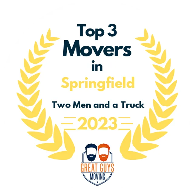 Top 3 Movers in Springfield, MO 2023 award