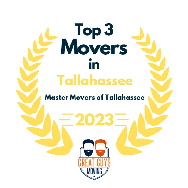 Top 3 Movers in Tallahassee, FL 2023 award