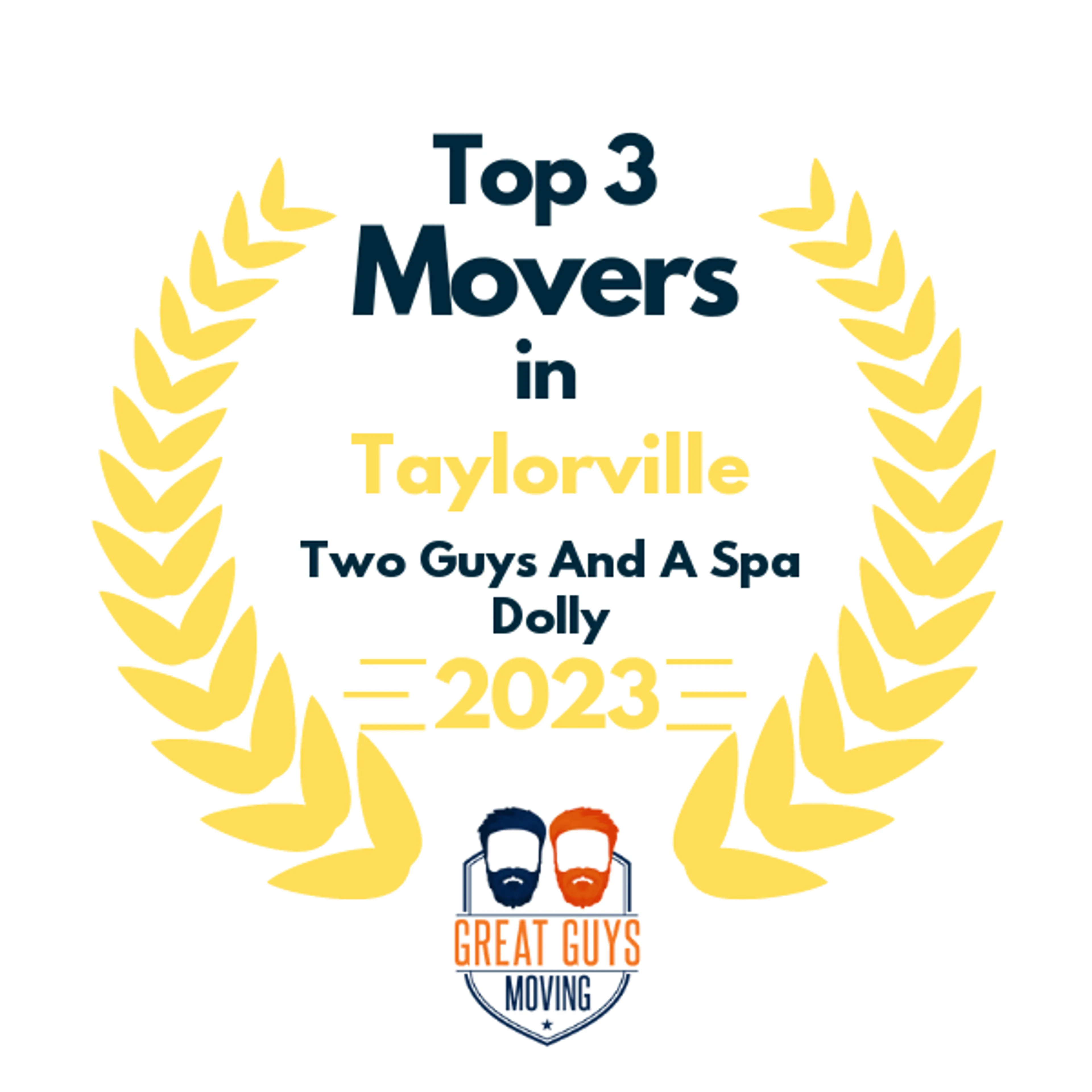 Top 3 Movers in Aurora, IL 2023 award