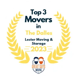 top 3 ranked movers in the dalles 2023 lester moving storage co inc image