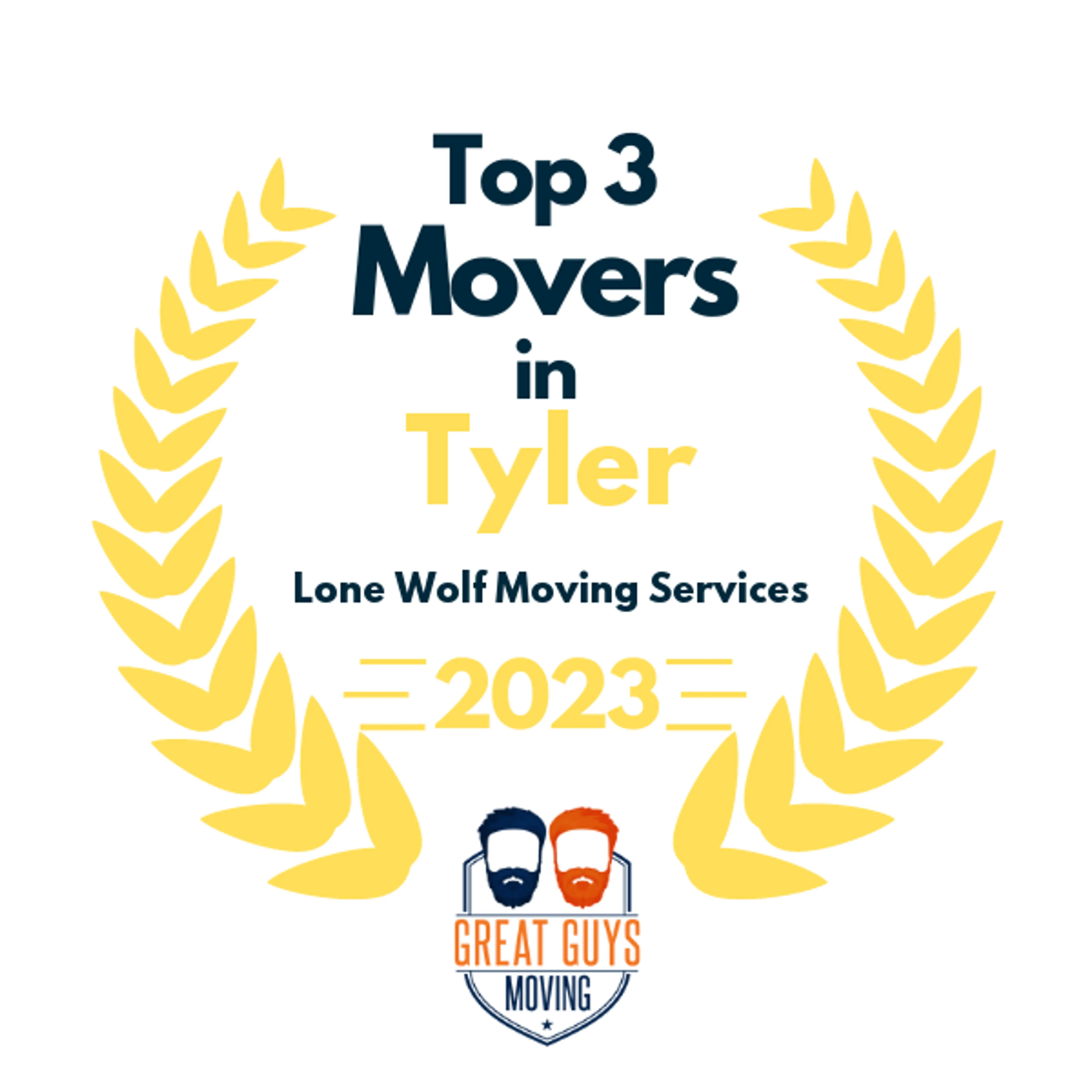 Top 3 Movers in Tyler, TX 2023 award