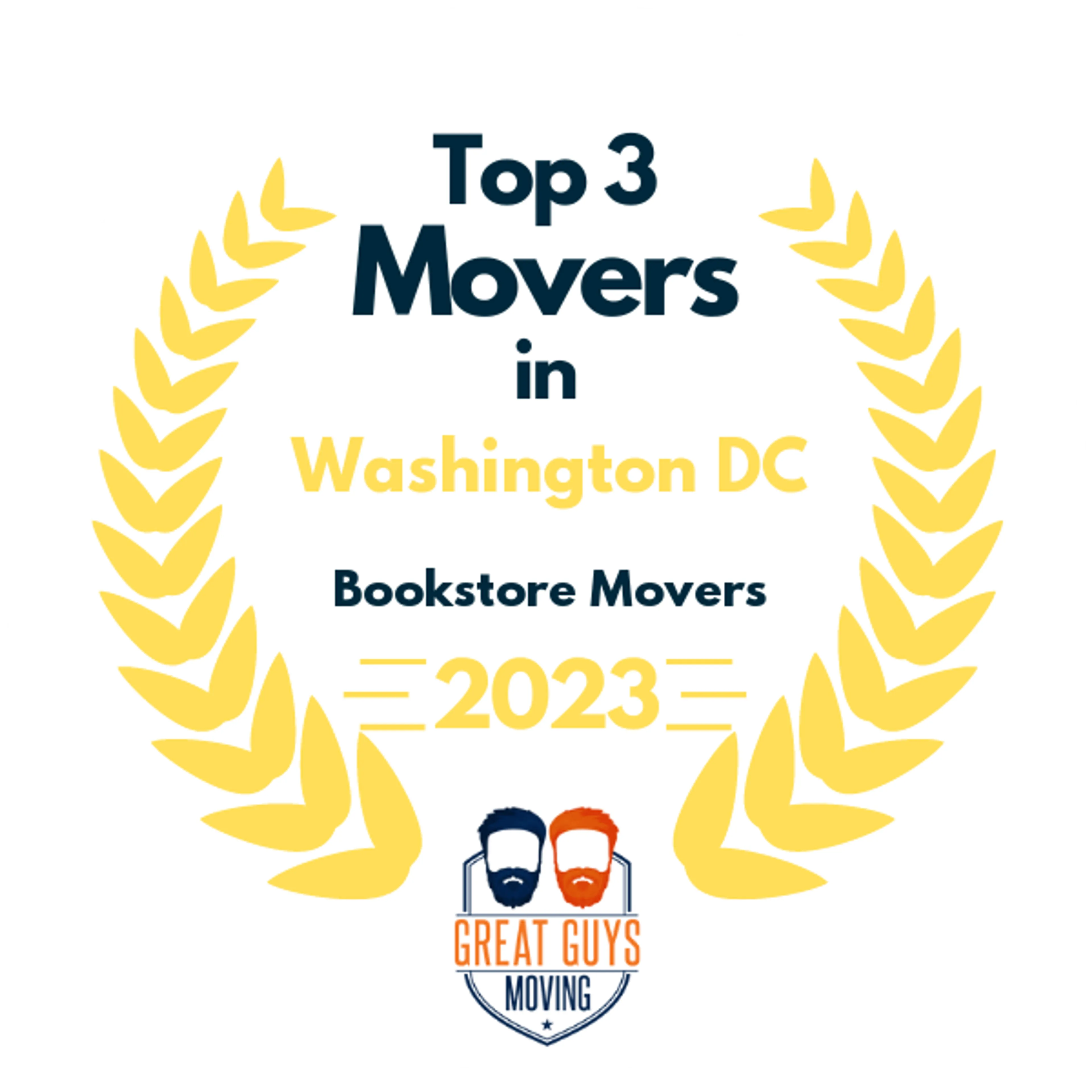 Top 3 Movers in Washington DC, DC 2023 award