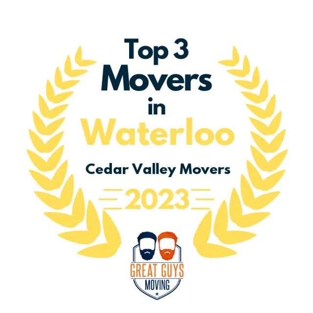 Top 3 Movers in Cedar Rapids, IA 2023 award