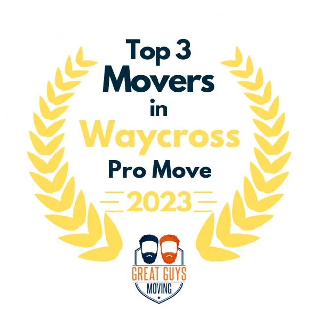 Top 3 Movers in Waycross, GA 2023 award