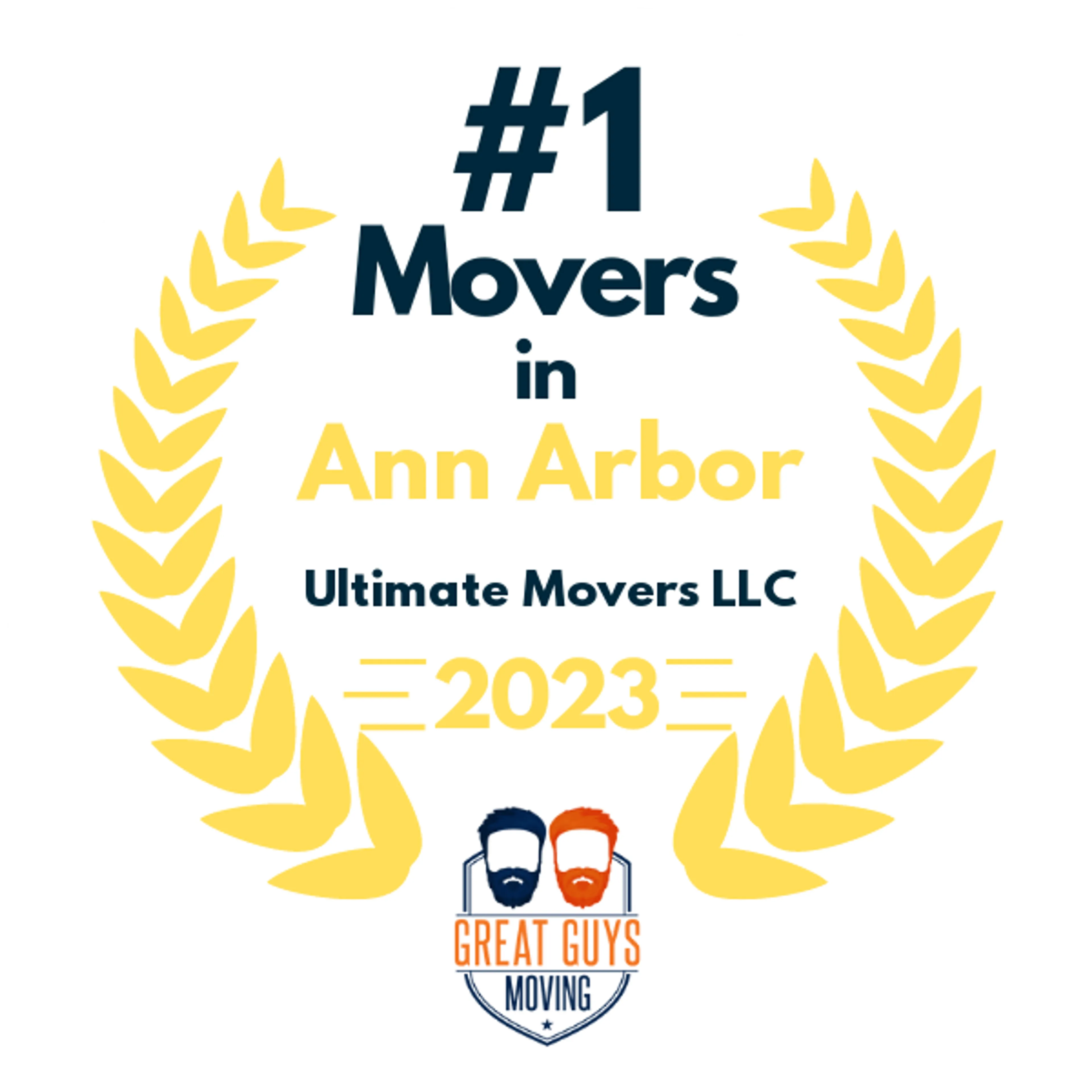 #1 Ranked Movers in Detroit, MI 2023 award