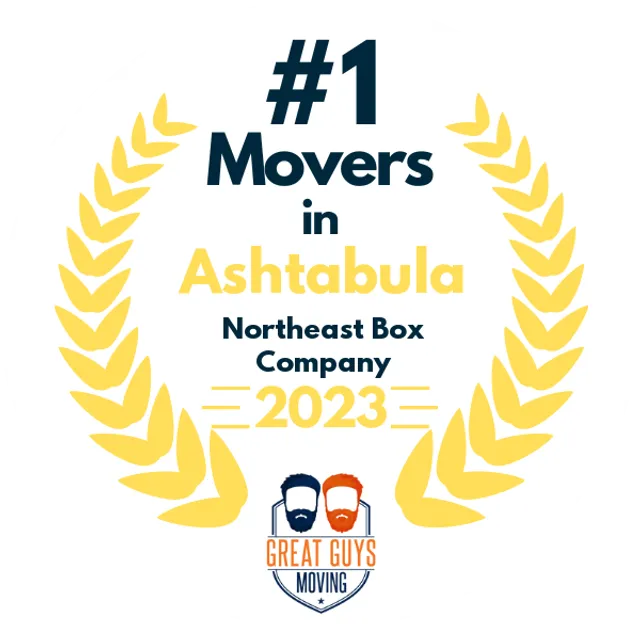 #1 Ranked Movers in Ashtabula, OH 2023 award