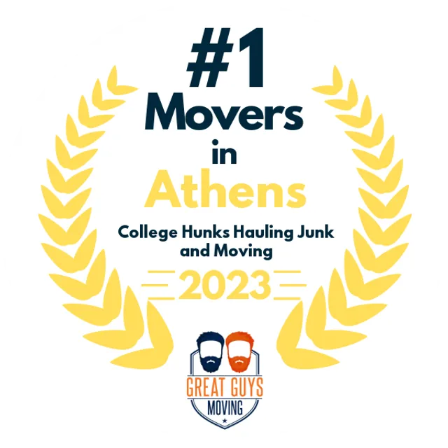 #1 Ranked Movers in Athens, GA 2023 award