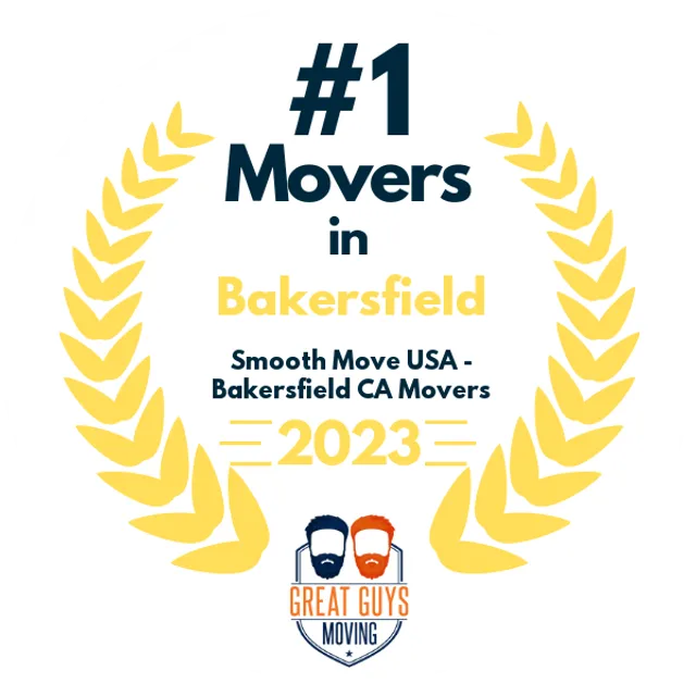 #1 Ranked Movers in Fresno, CA 2023 award