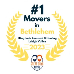 top ranked movers in bethlehem 2023 jdog junk removal hauling lehigh valley image