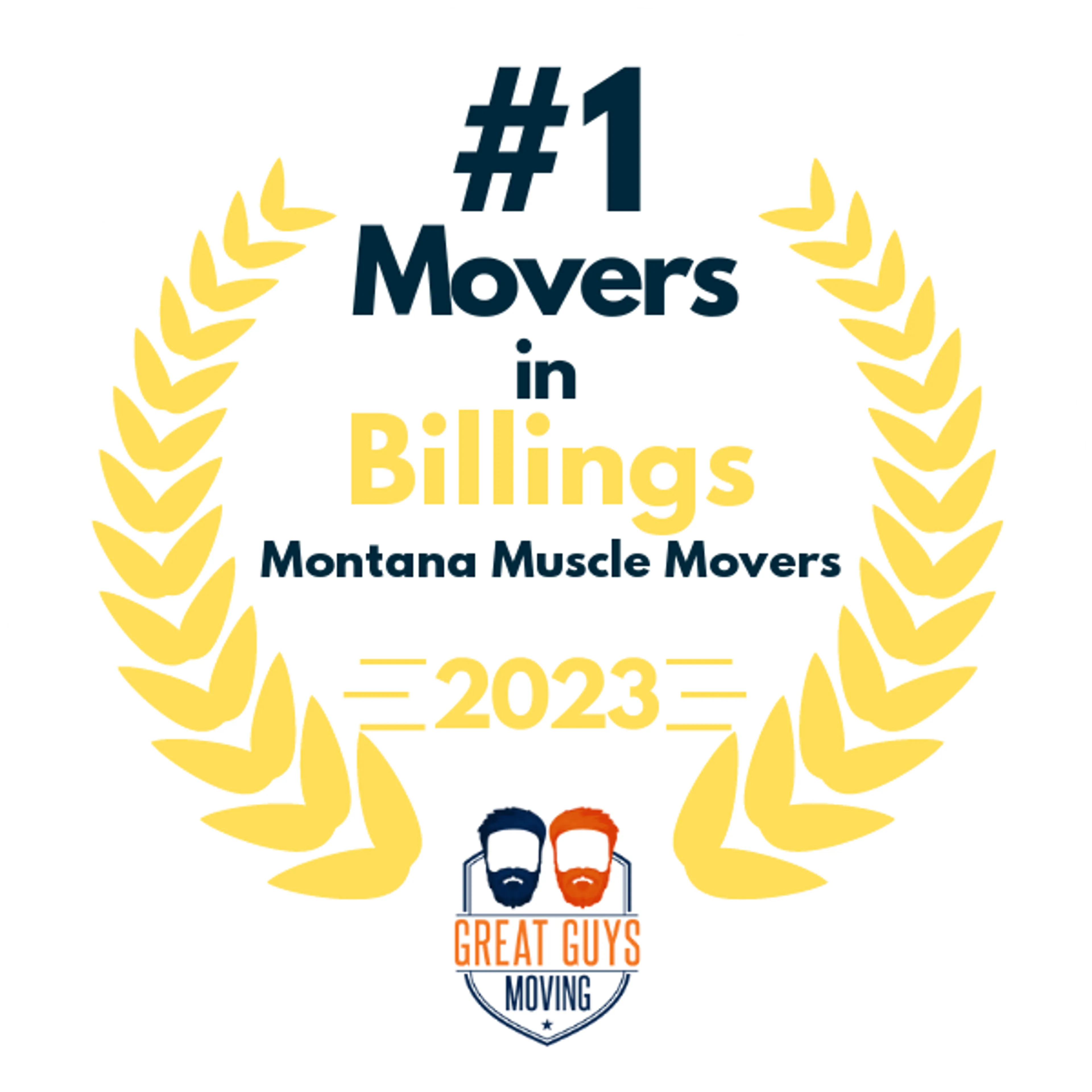 #1 Ranked Movers in Billings, MT 2023 award
