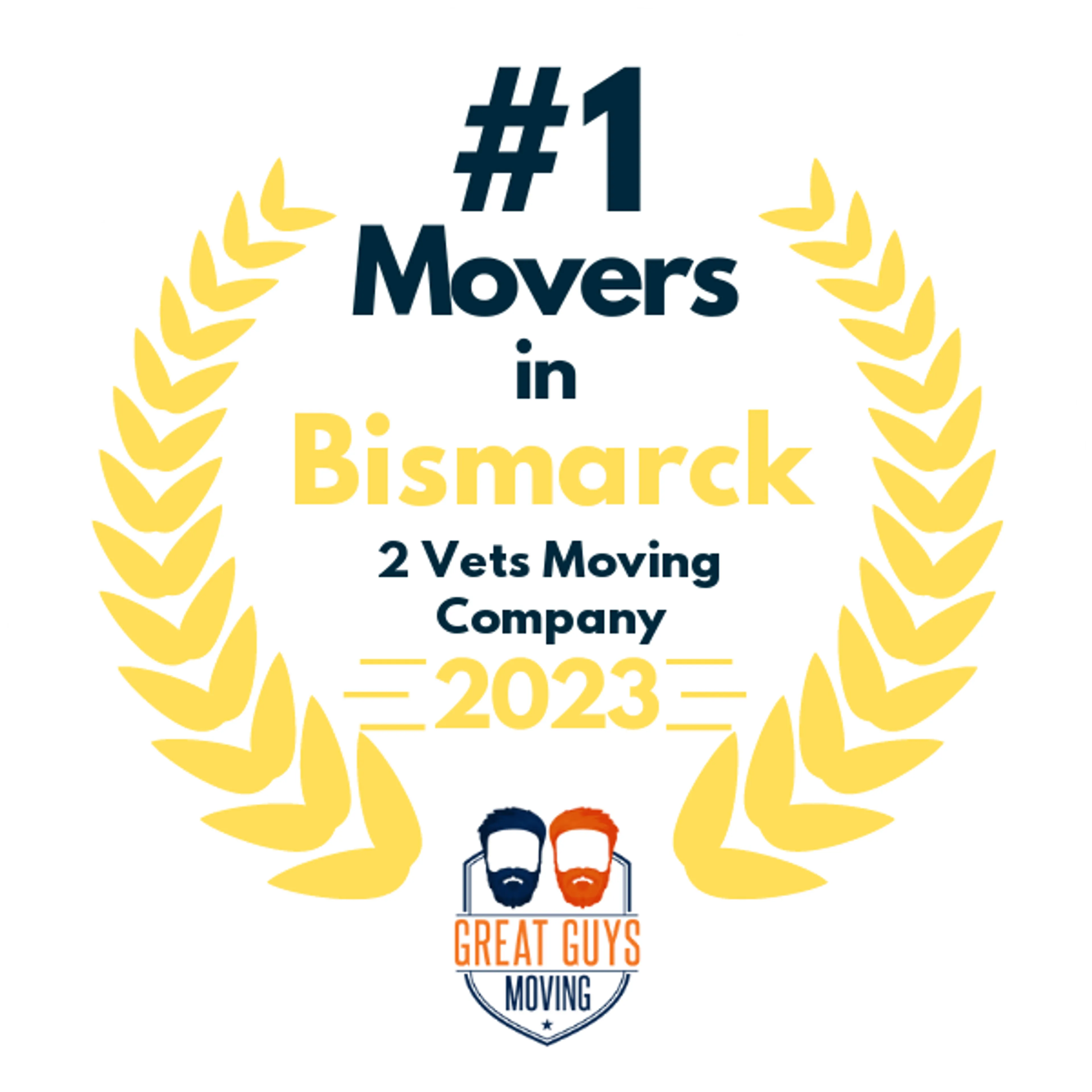 #1 Ranked Movers in Fargo, ND 2023 award