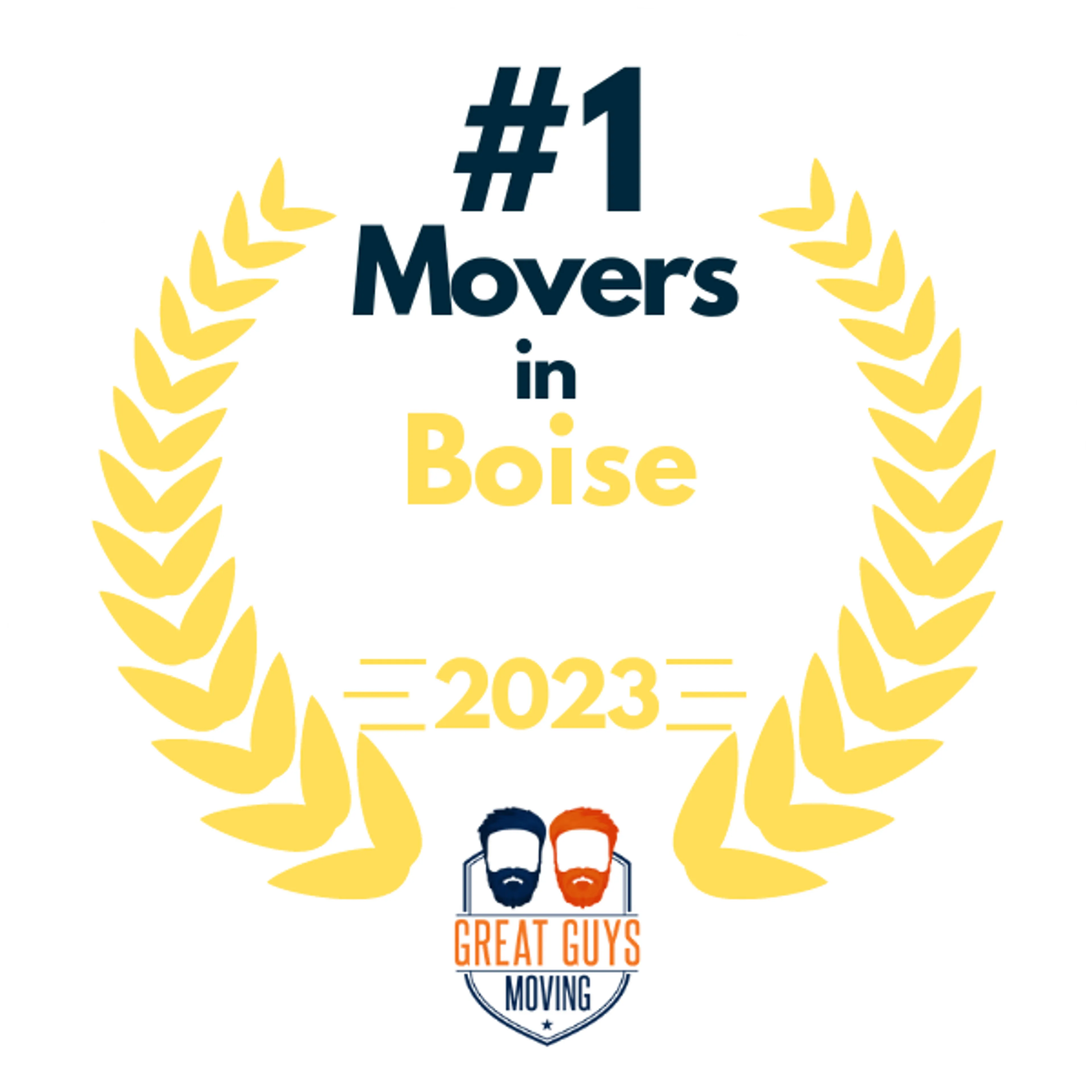 #1 Ranked Movers in Boise, ID 2023 award