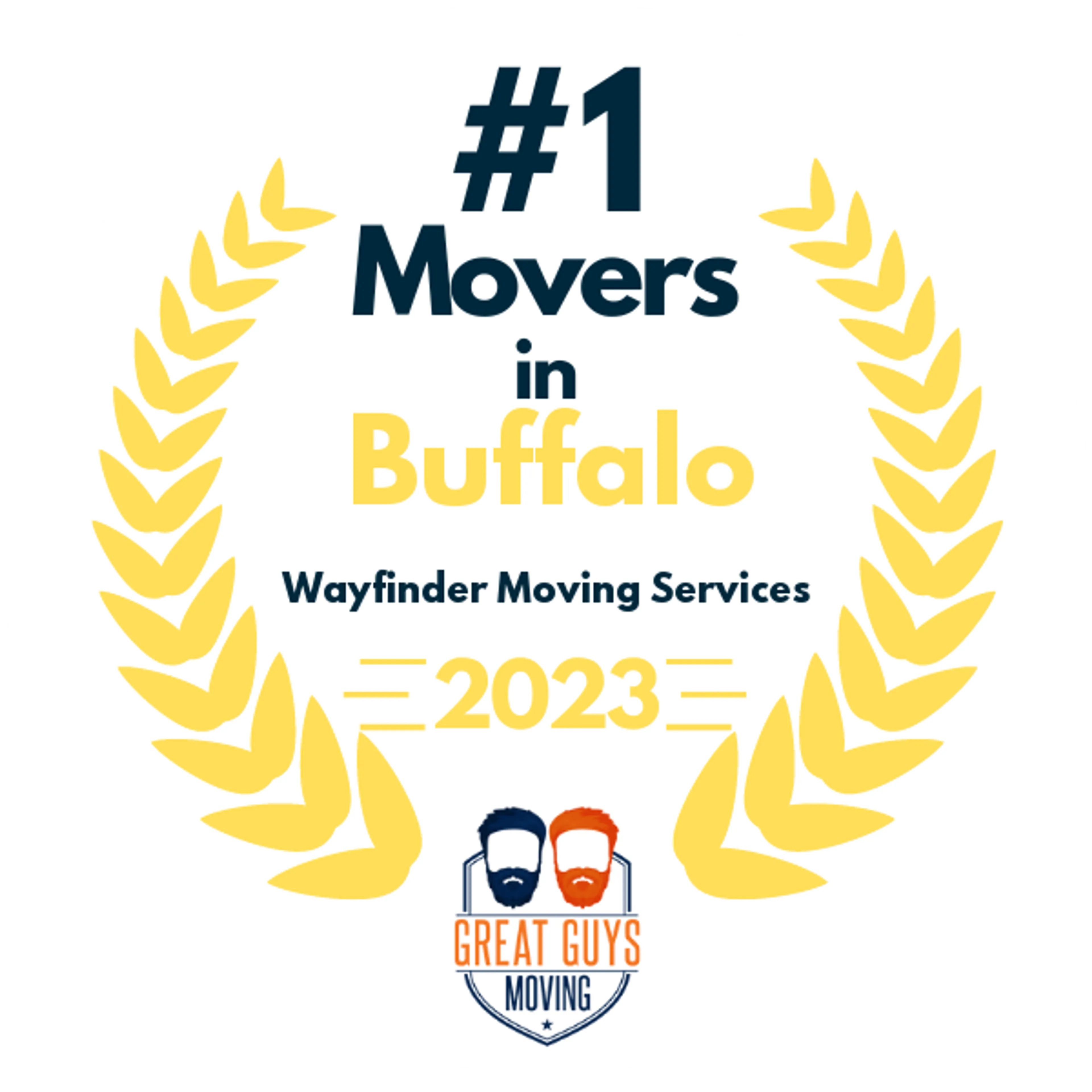 #1 Ranked Movers in Buffalo, NY 2023 award