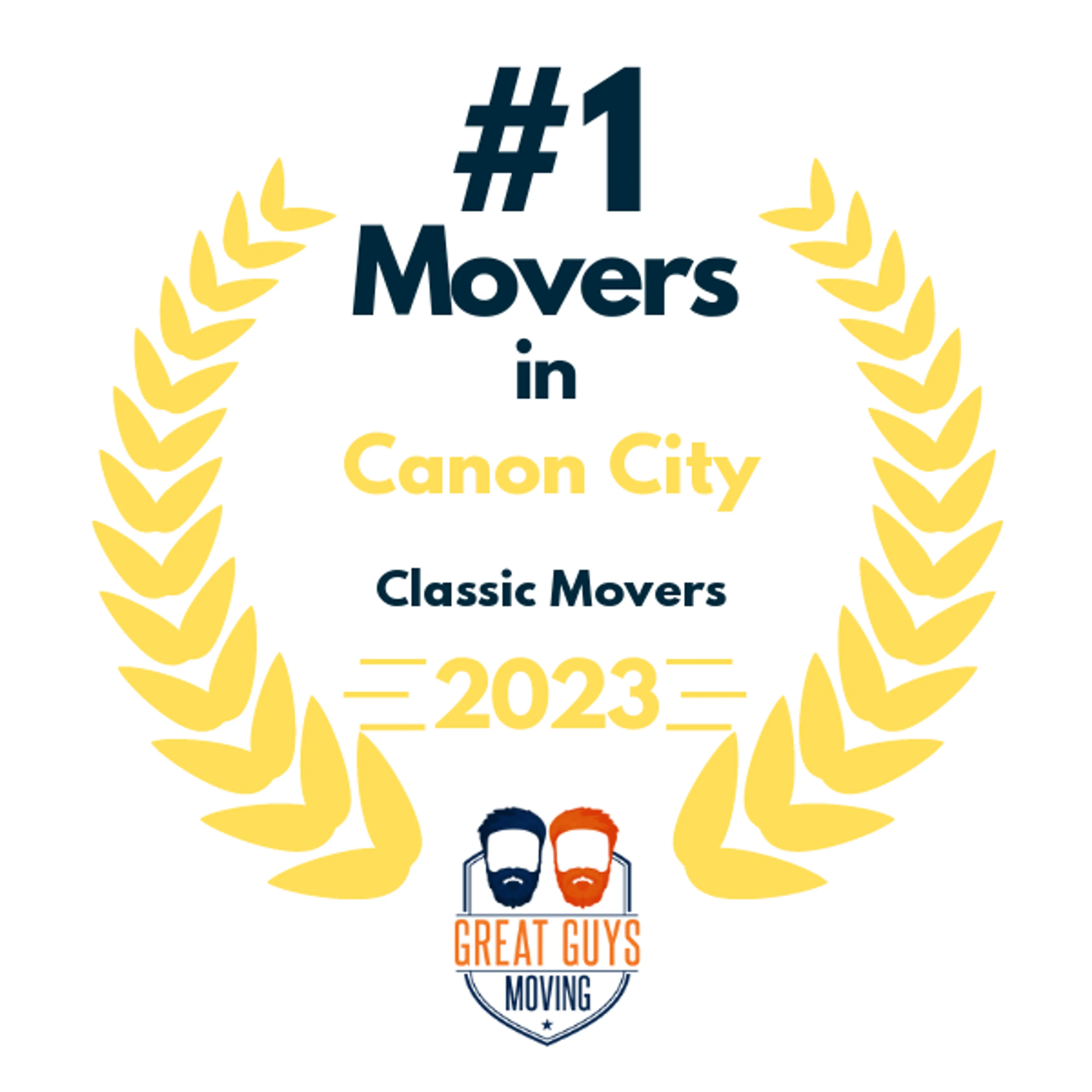 #1 Ranked Movers in Colorado Springs, CO 2023 award