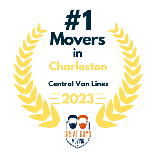 #1 Ranked Movers in Charleston, WV 2023 award