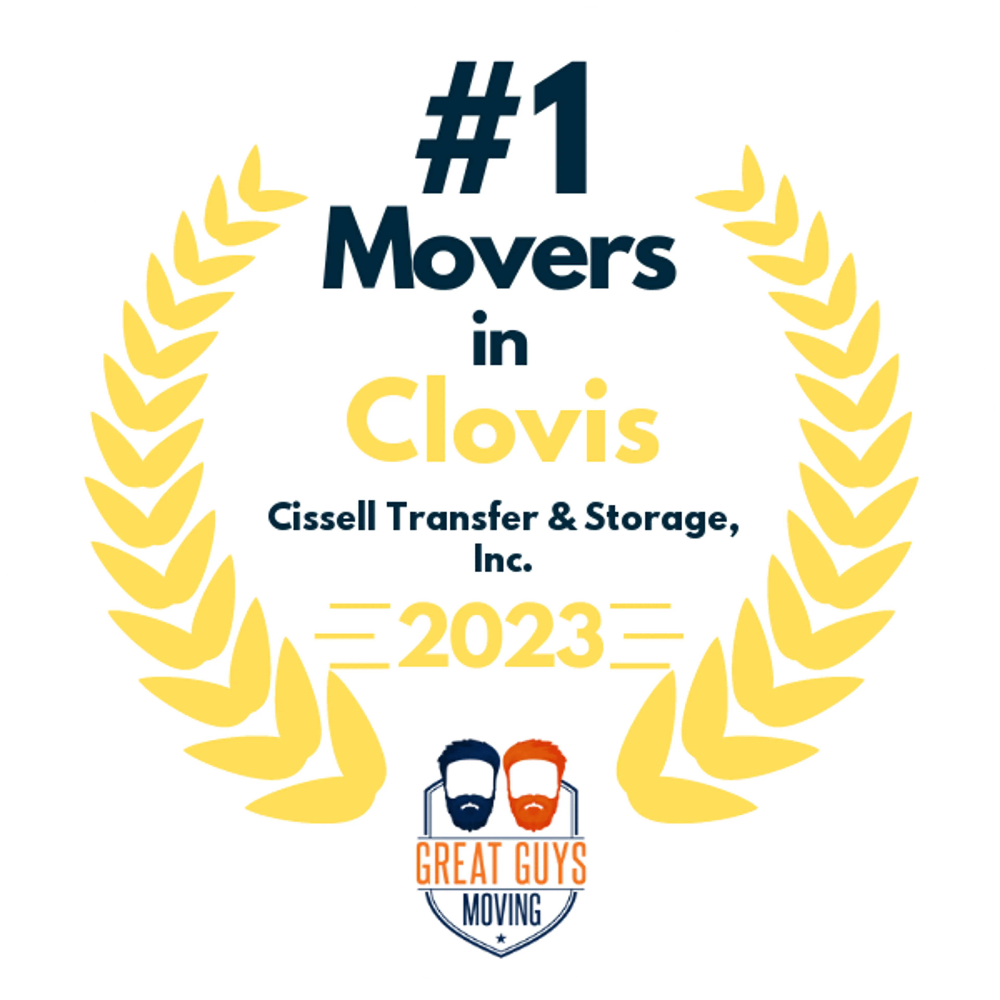 #1 Ranked Movers in Clovis, NM 2023 award