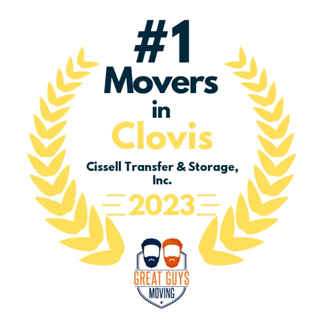 #1 Ranked Movers in Clovis, NM 2023 award