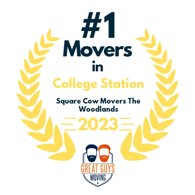 #1 Ranked Movers in Houston, TX 2023 award