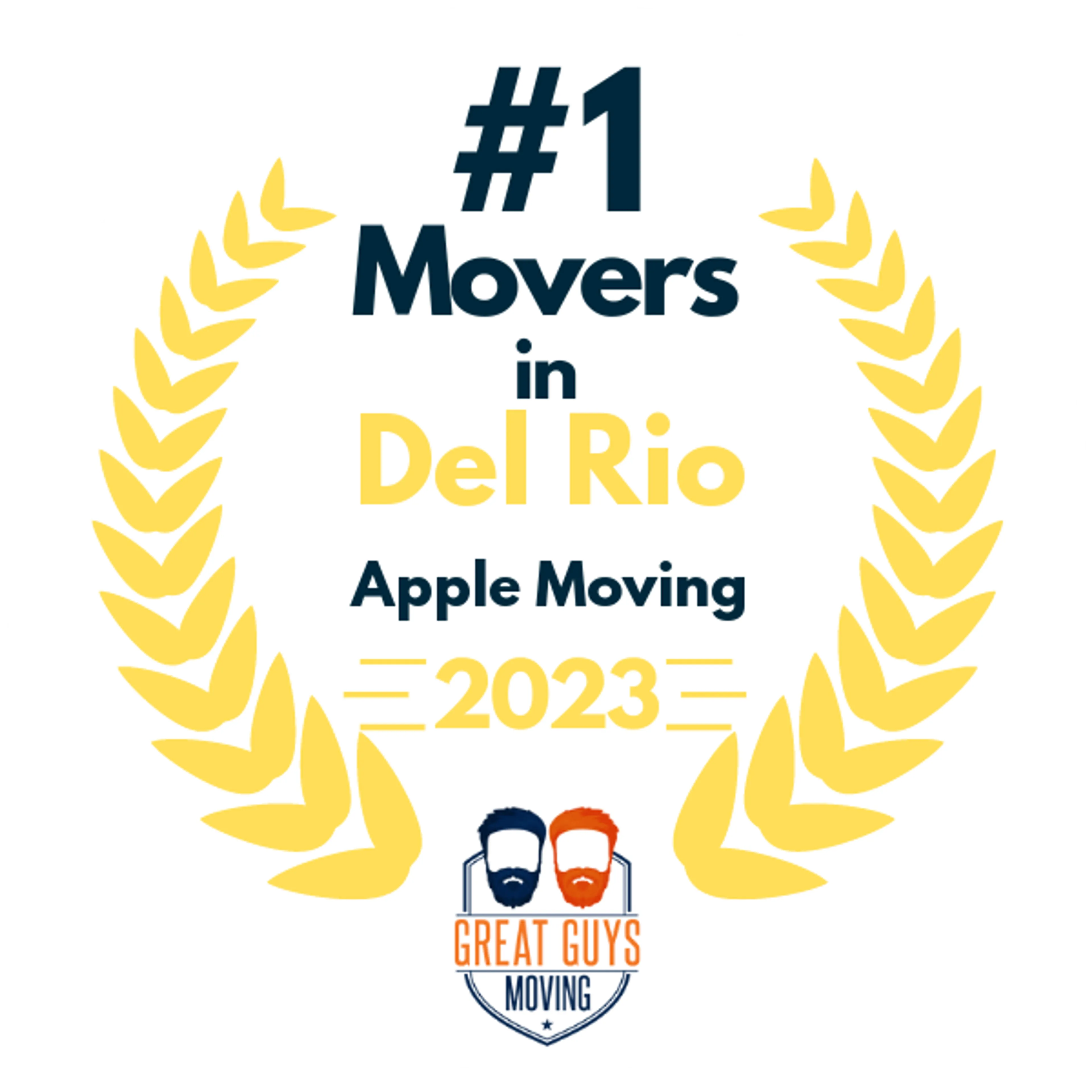#1 Ranked Movers in Uvalde, TX 2023 award