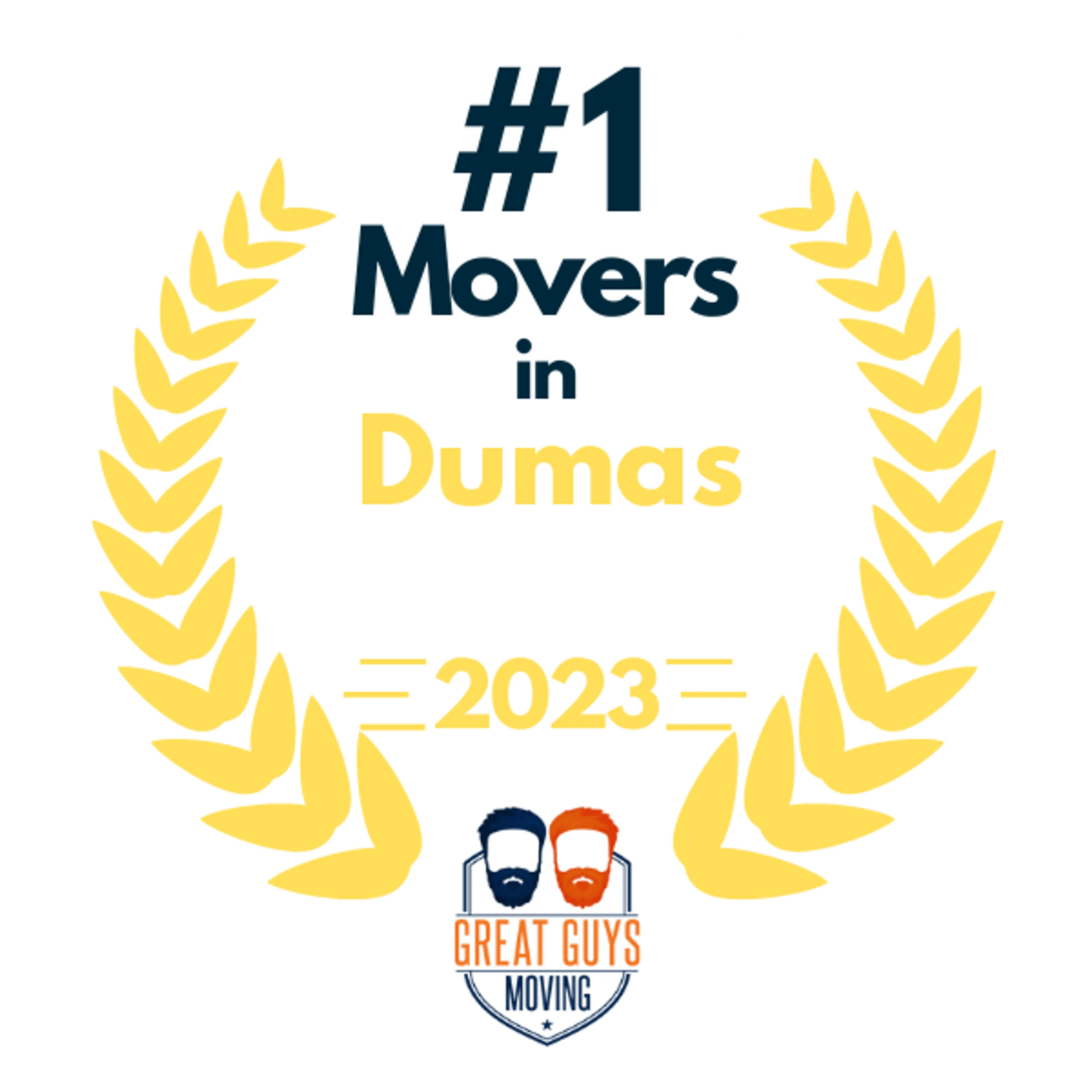 #1 Ranked Movers in Round Rock, TX 2023 award