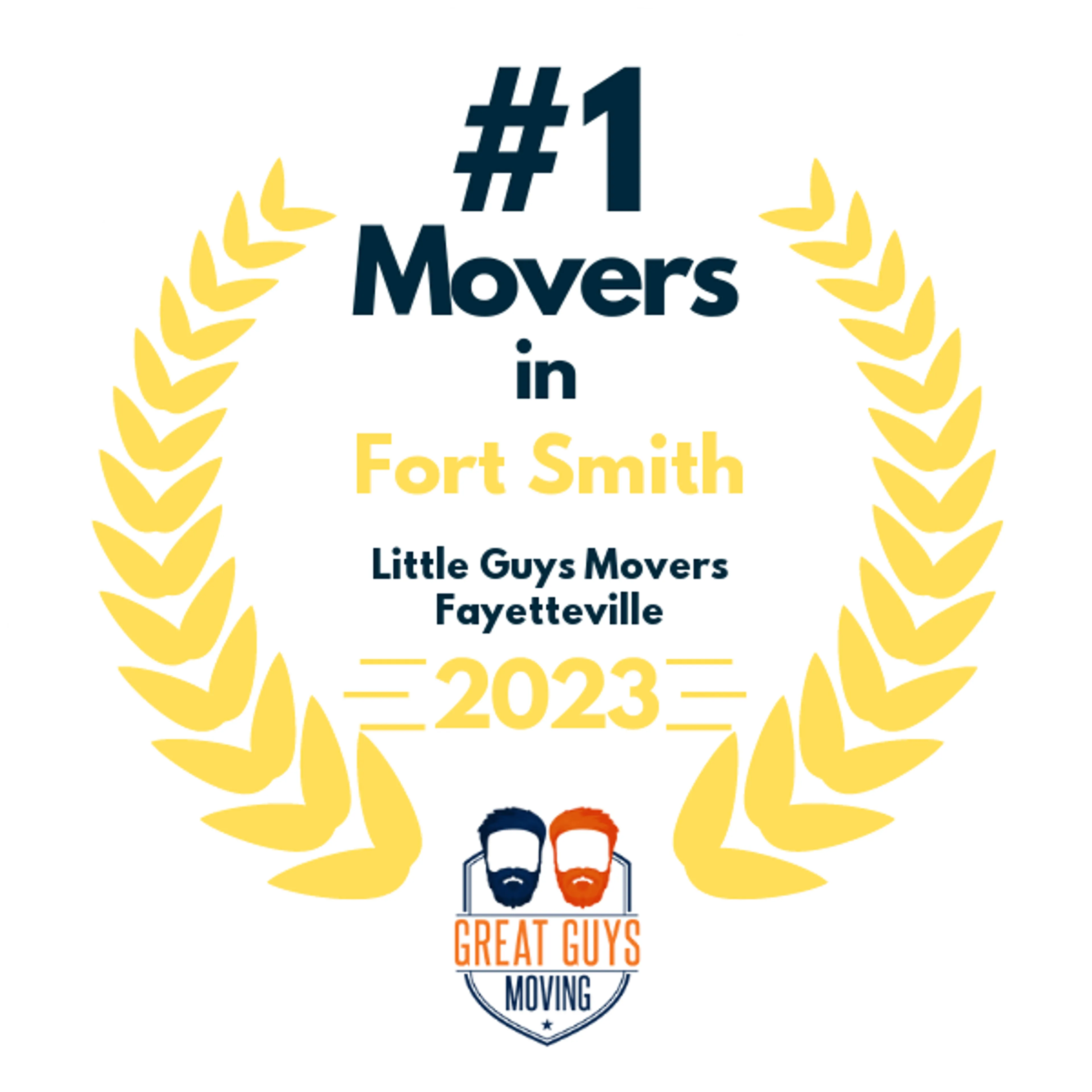 #1 Ranked Movers in Fort Smith, AR 2023 award