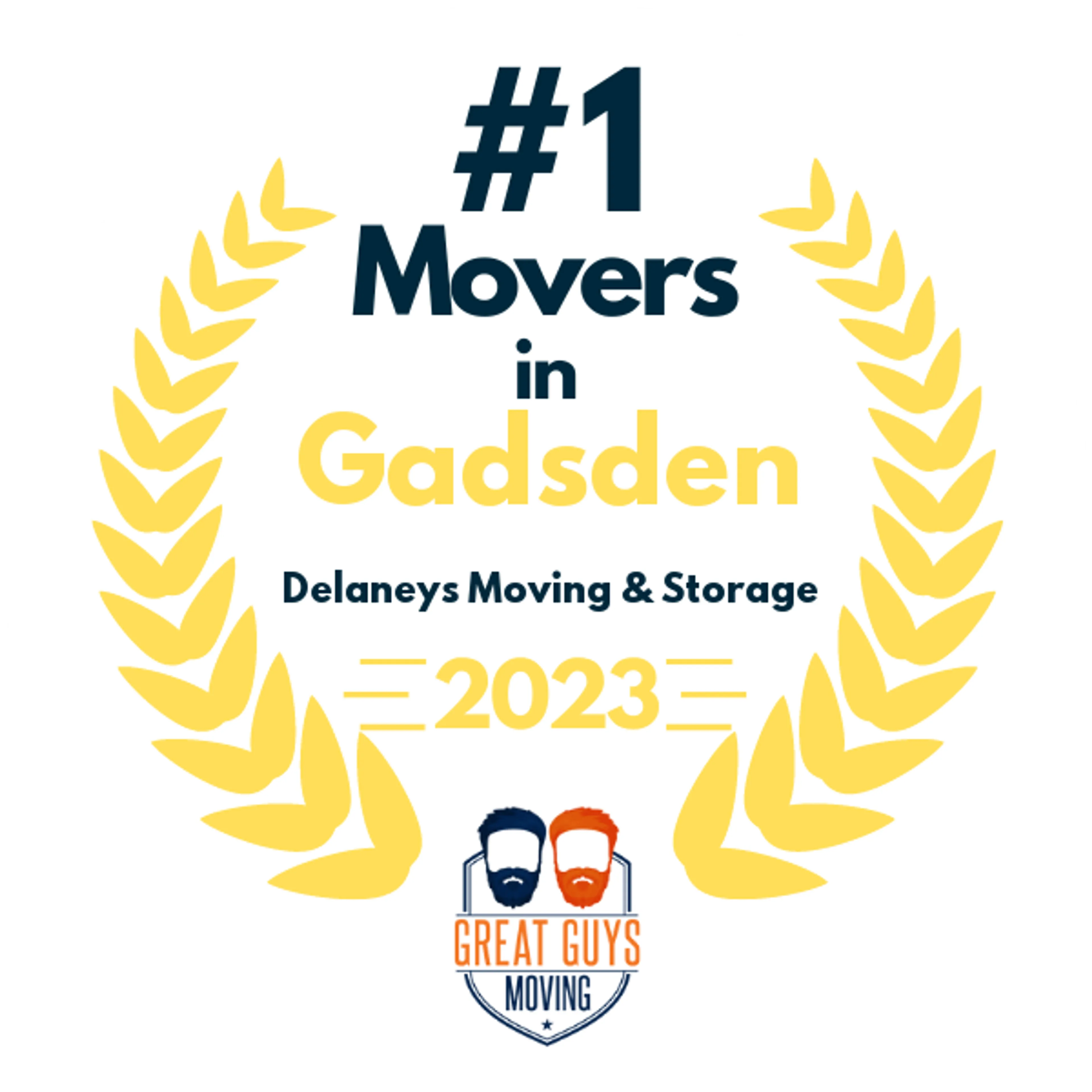 #1 Ranked Movers in Birmingham, AL 2023 award