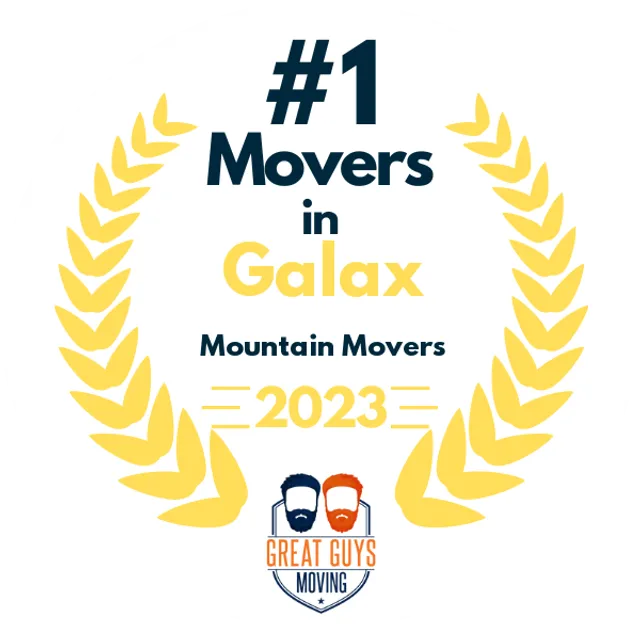 #1 Ranked Movers in Wytheville, VA 2023 award