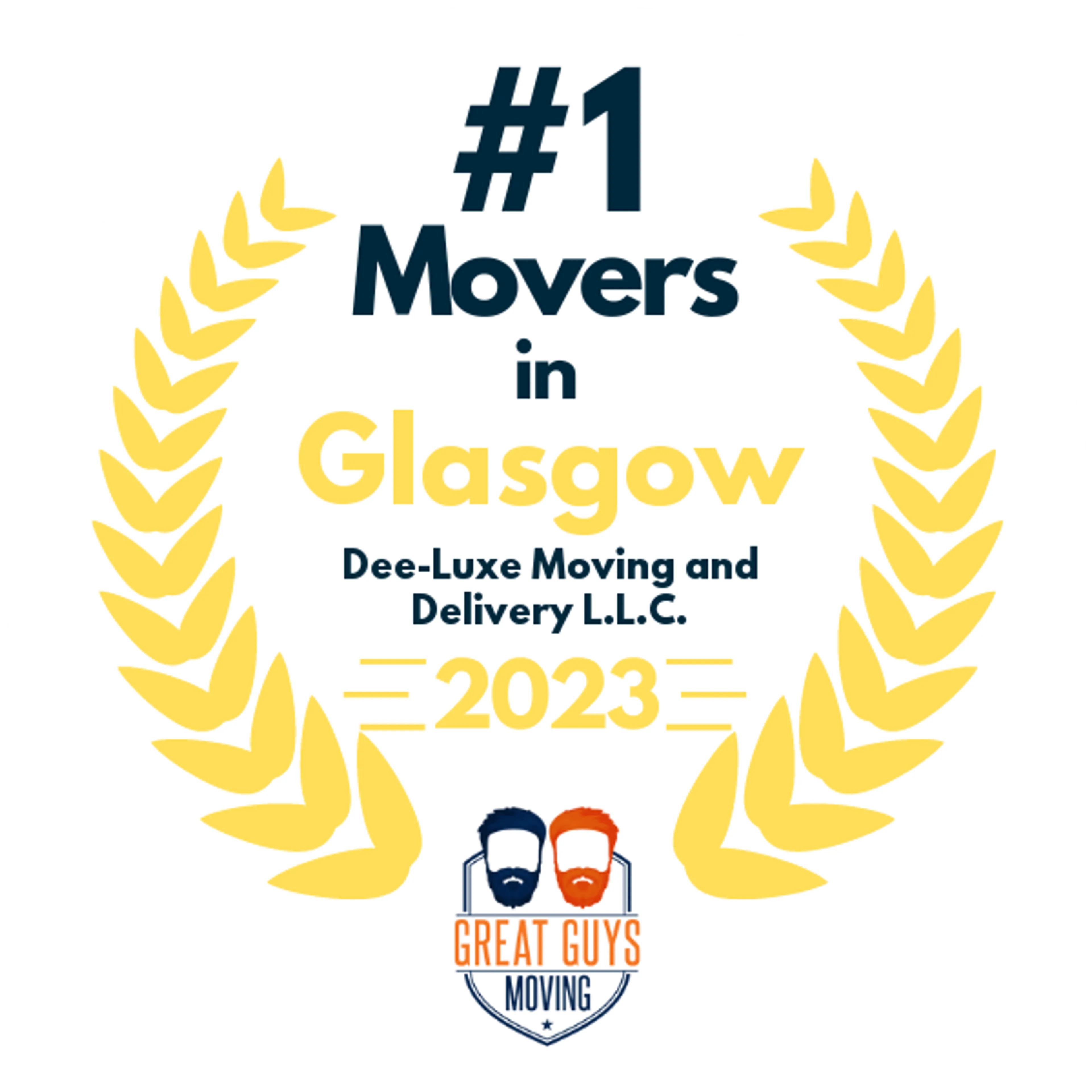 #1 Ranked Movers in Clarksville, TN 2023 award