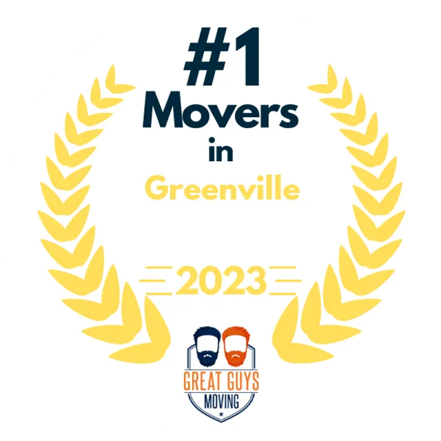 #1 Ranked Movers in Columbia, SC 2023 award