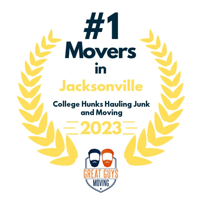 #1 Ranked Movers in Jacksonville, FL 2023 award