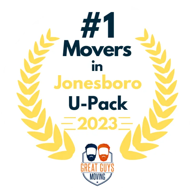 #1 Ranked Movers in Jonesboro, AR 2023 award